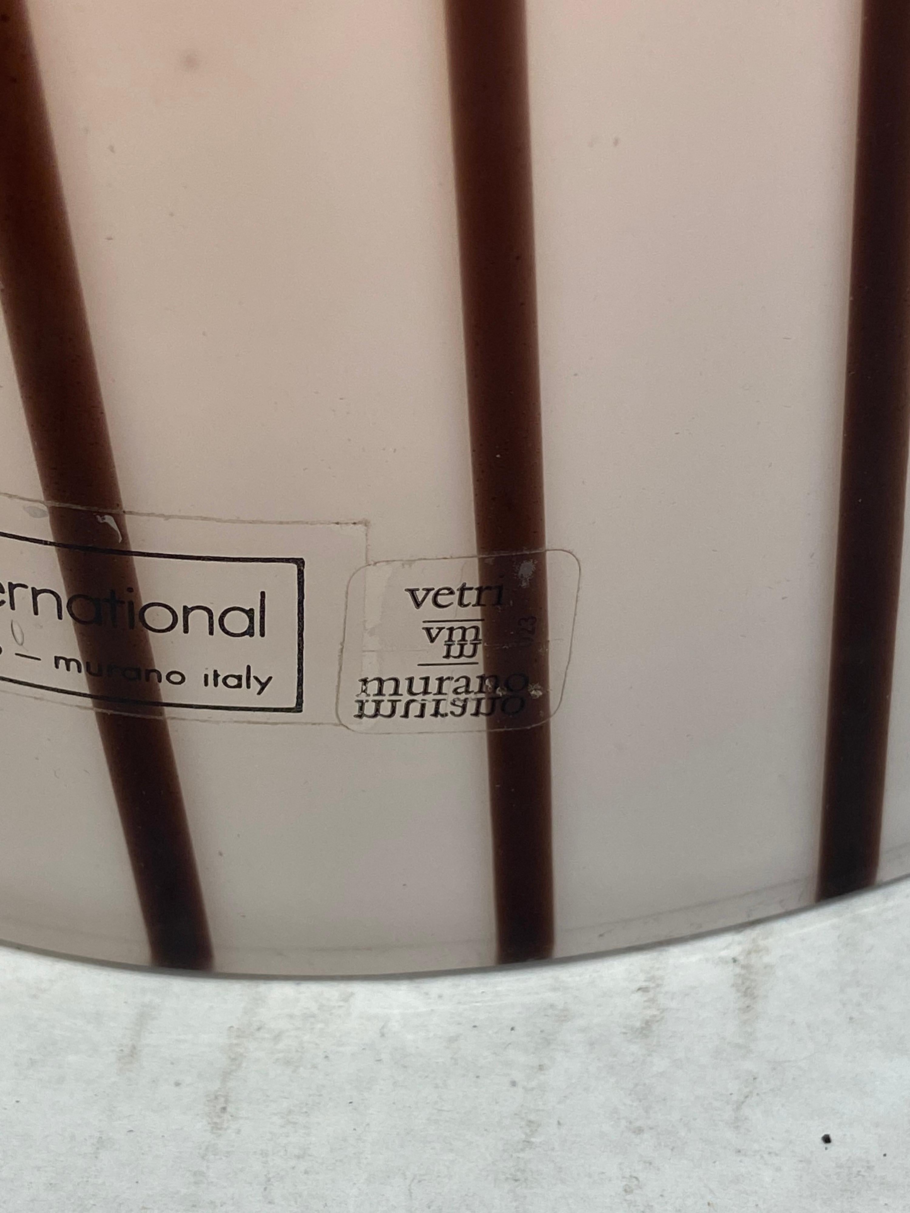 Murano Glass Table Lamp In Good Condition In West Palm Beach, FL