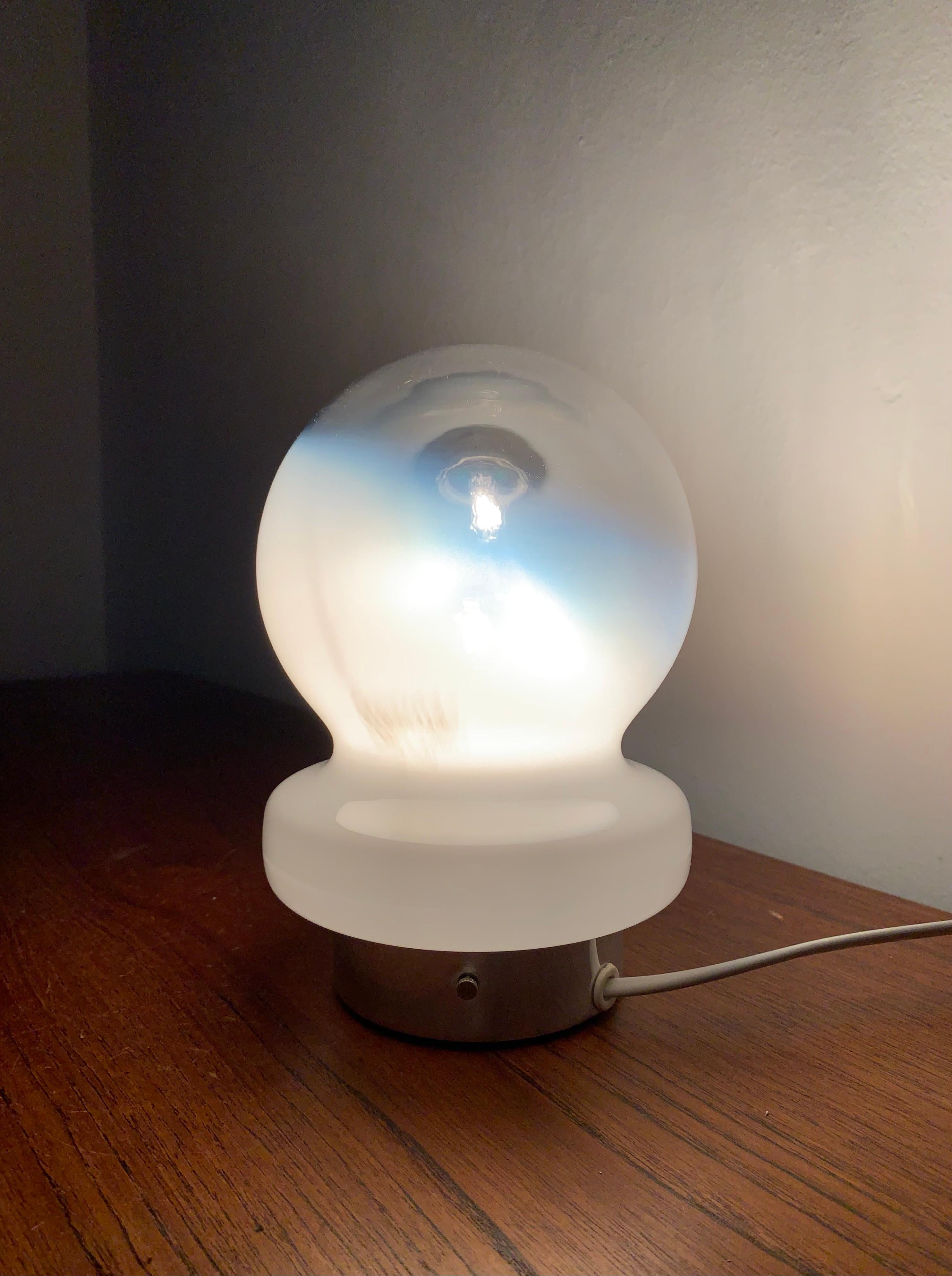 Lámpara de mesa de cristal de Murano en venta 1
