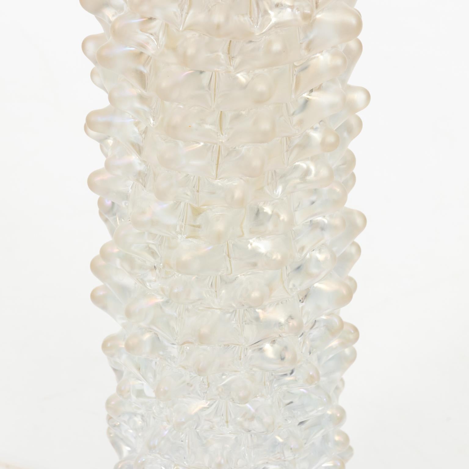 Murano Glass Table Lamp For Sale 2