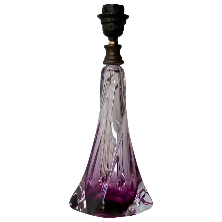 Murano Glass Table Lamp For Sale at 1stDibs