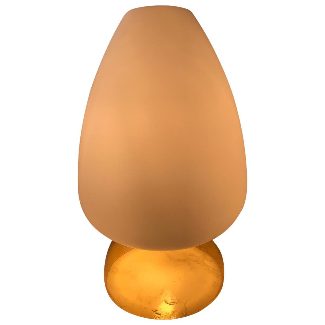 Lampada da tavolo in vetro di Murano