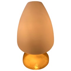 Lampada da tavolo in vetro di Murano