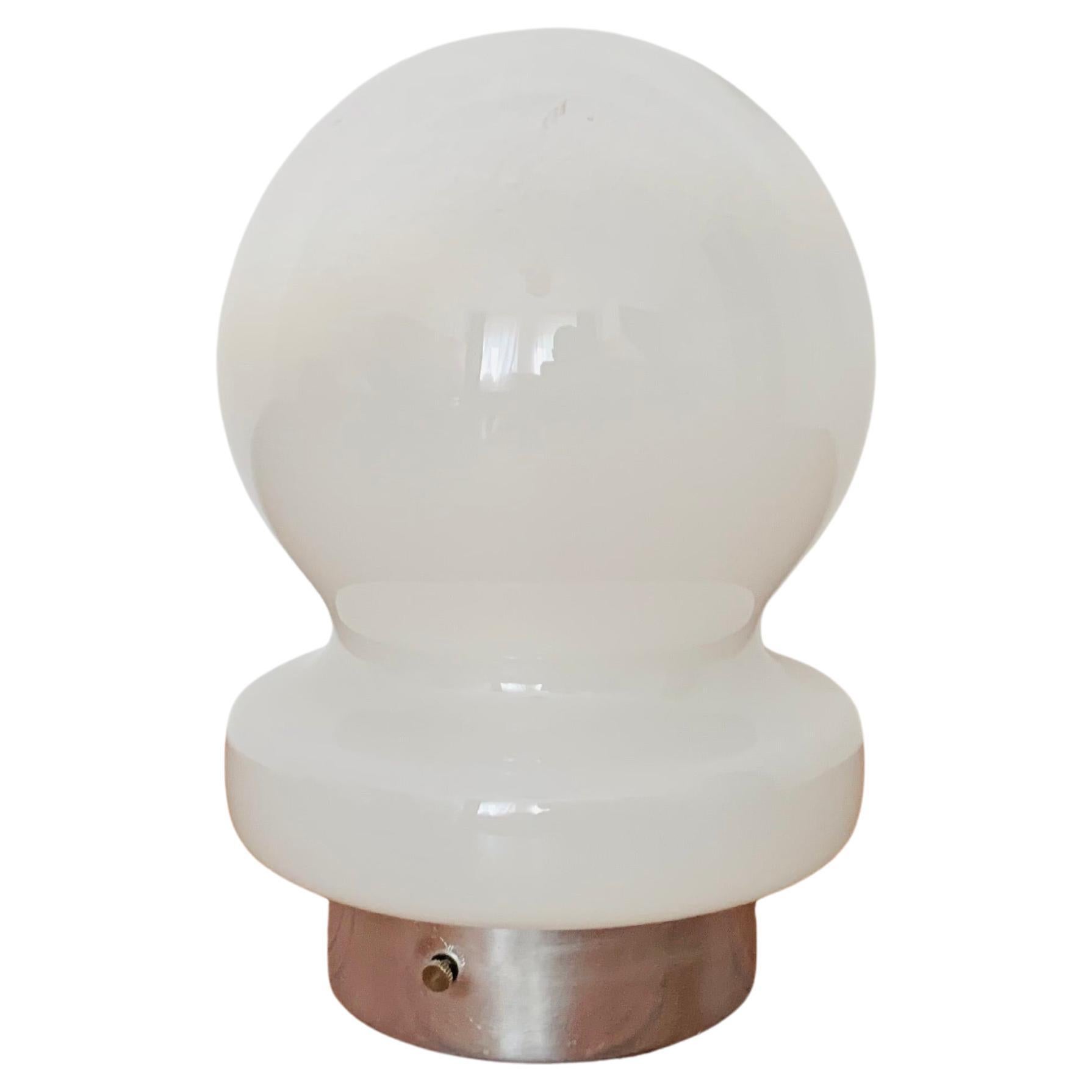 Lampada da tavolo in vetro di Murano