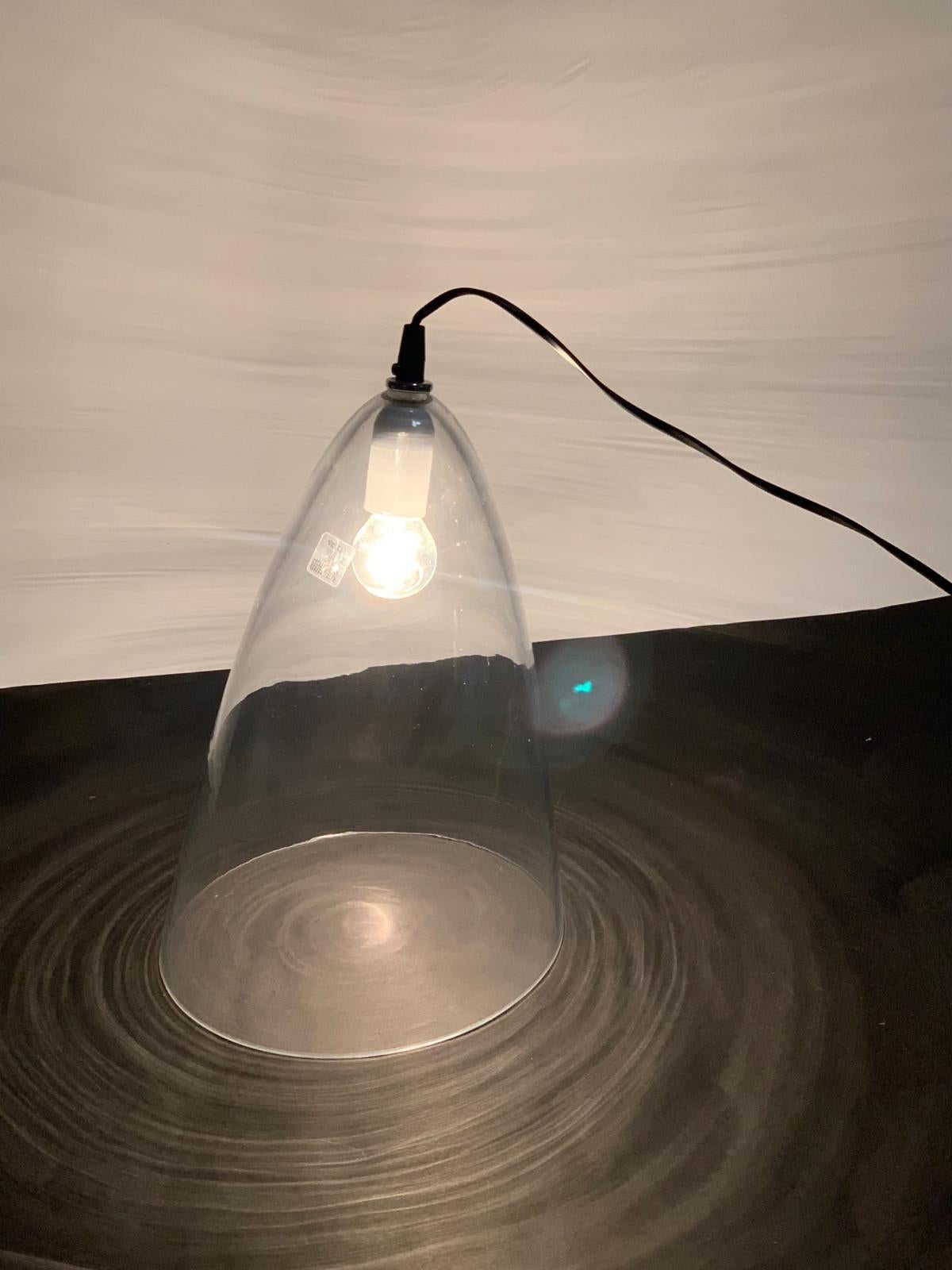 Lampe de table en verre de Murano modèle Ghost par Angelo Mangiarotti pour Skipper, Italie en vente 4