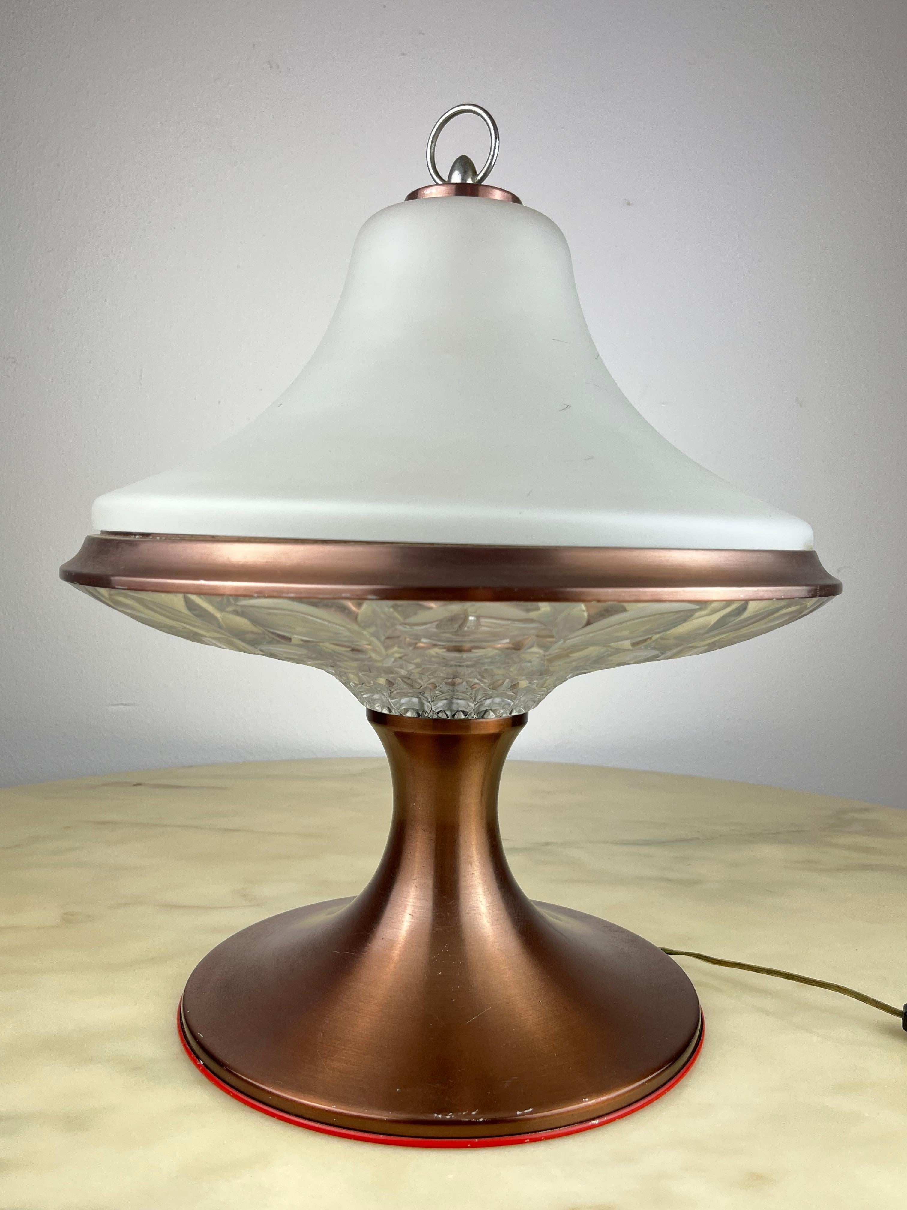 Italian Murano Glass Table Lamp, Italy, 1960s For Sale