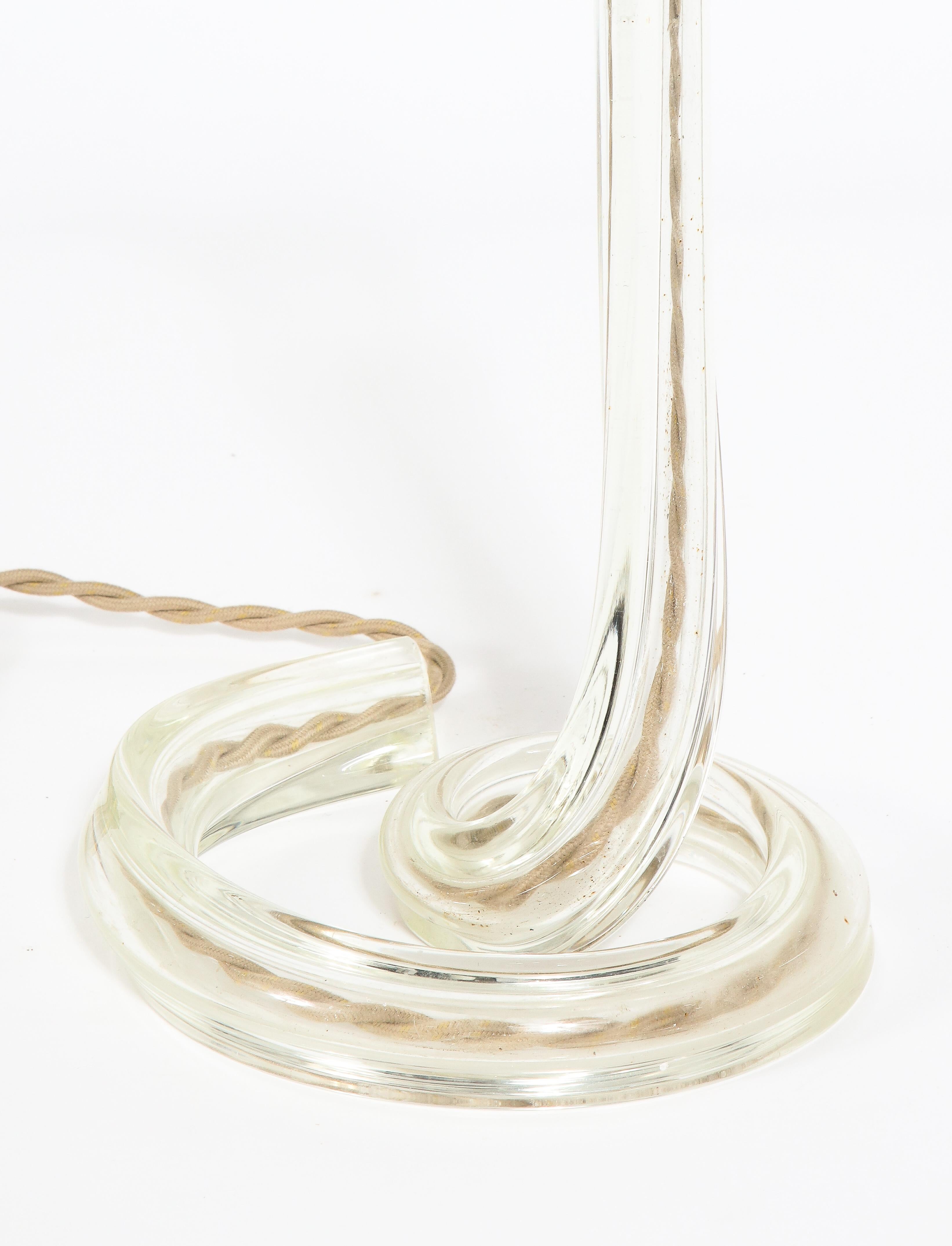 Art Glass Murano Glass Table Lamp, Italy 1960s