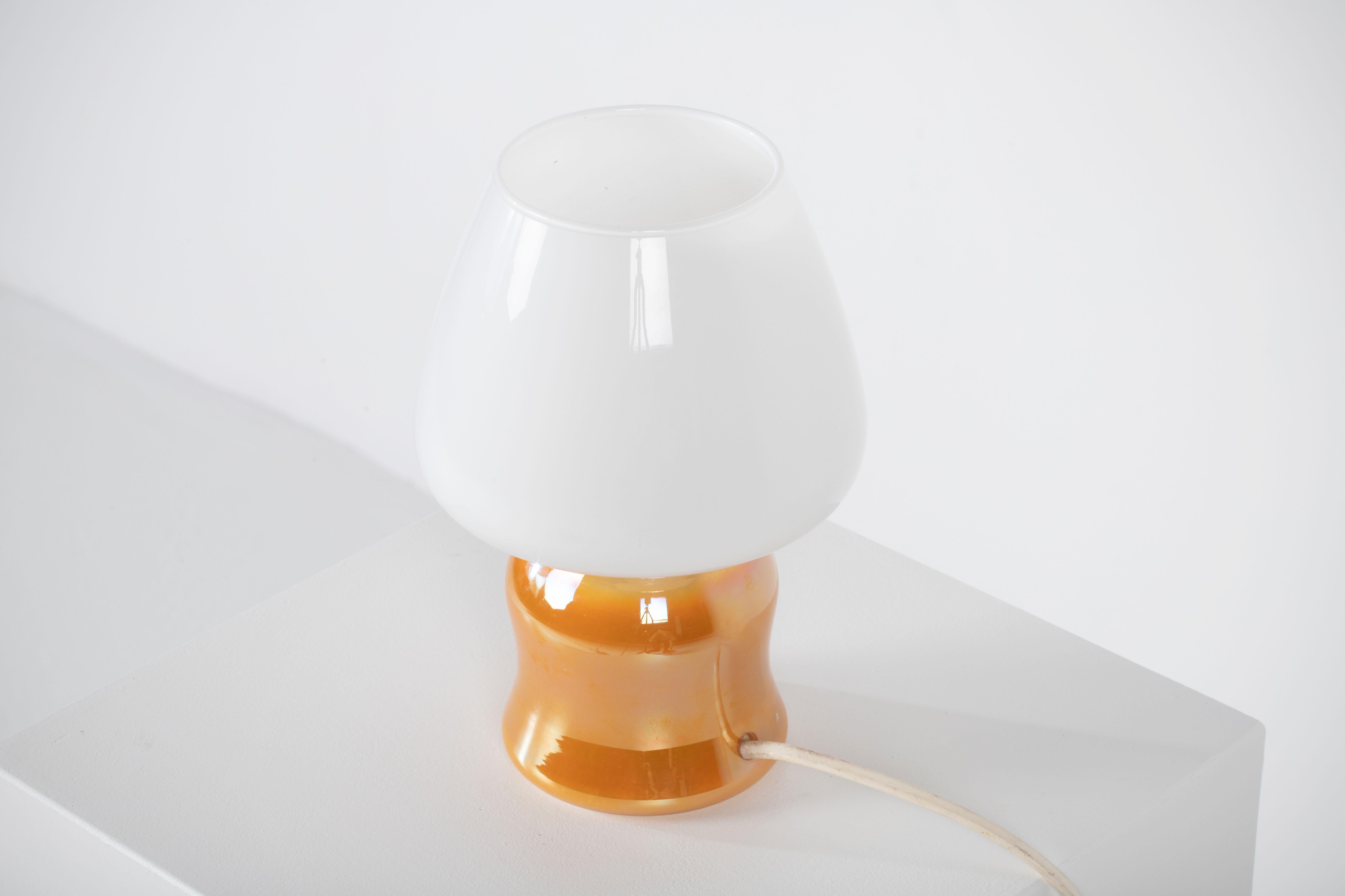 Mid-20th Century Murano Glass Table Lamp, Italy, 1970 For Sale