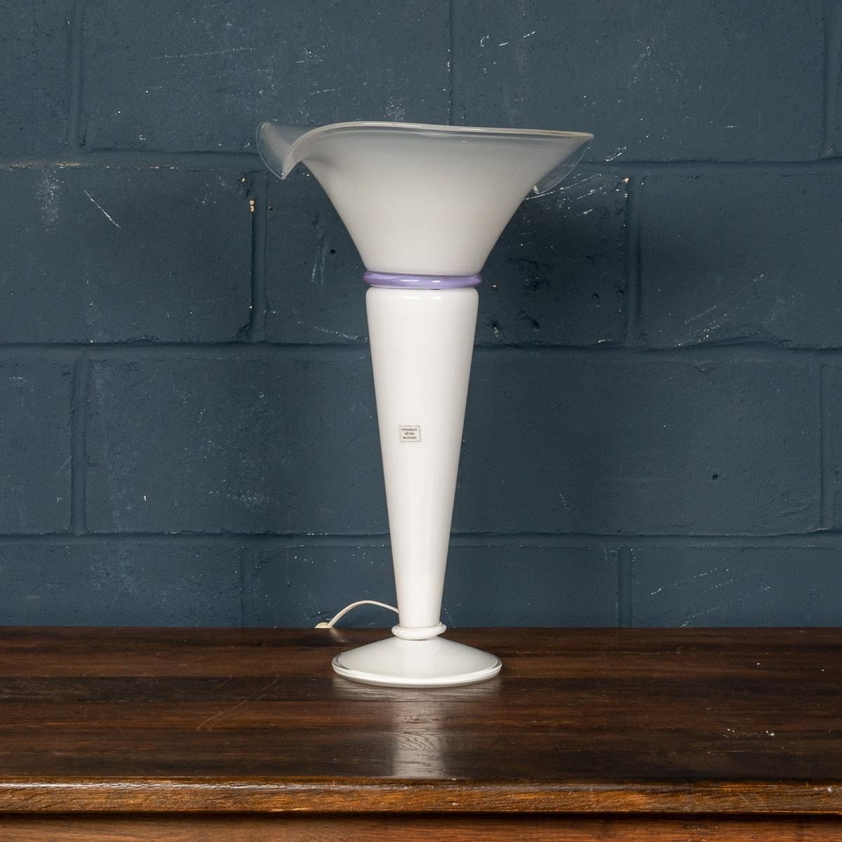 Italian Murano Glass Table Lamp, Italy, c.1990 For Sale