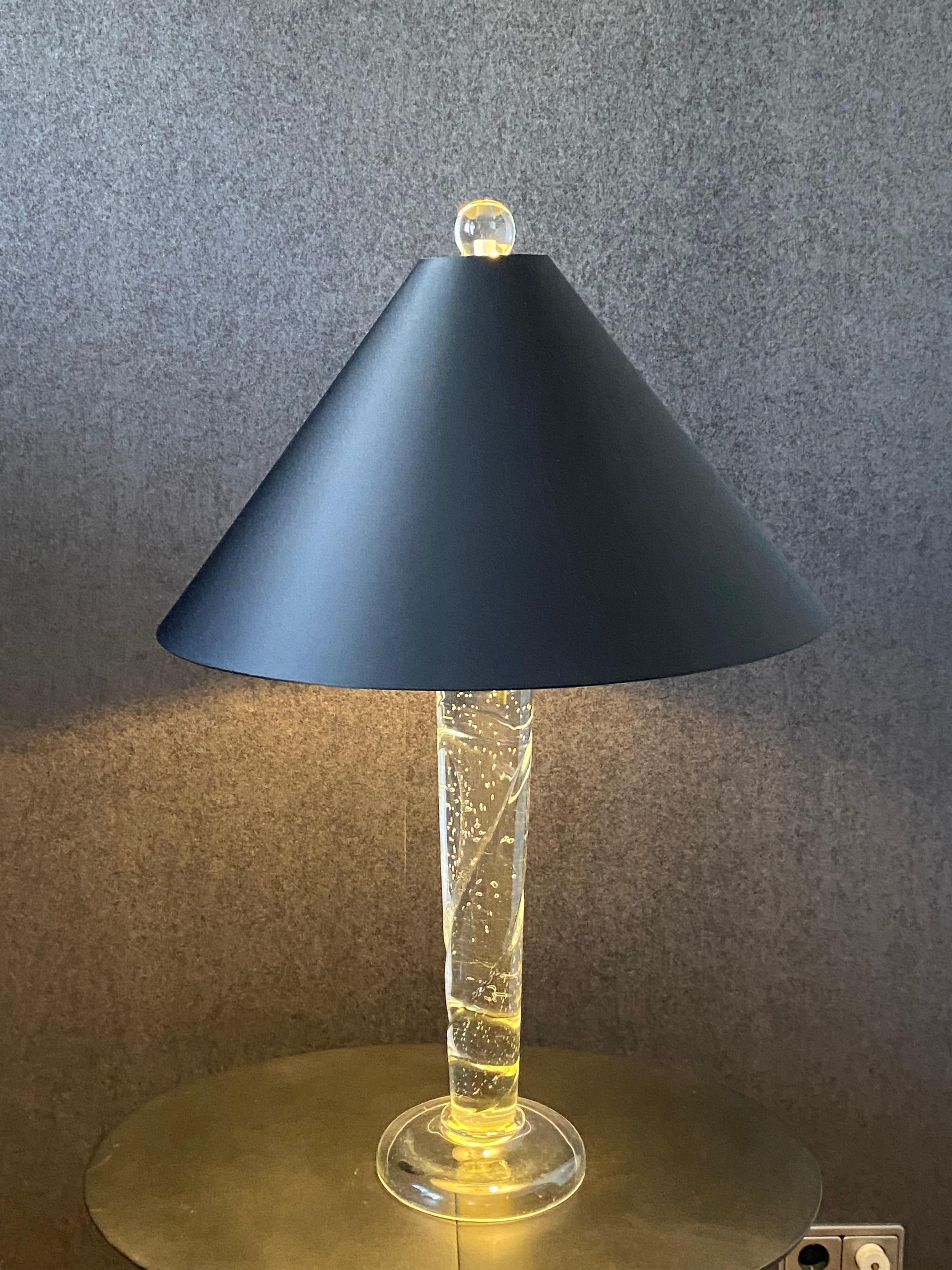 Post-Modern Murano Glass Table Lamp John Hutton for Donghia For Sale