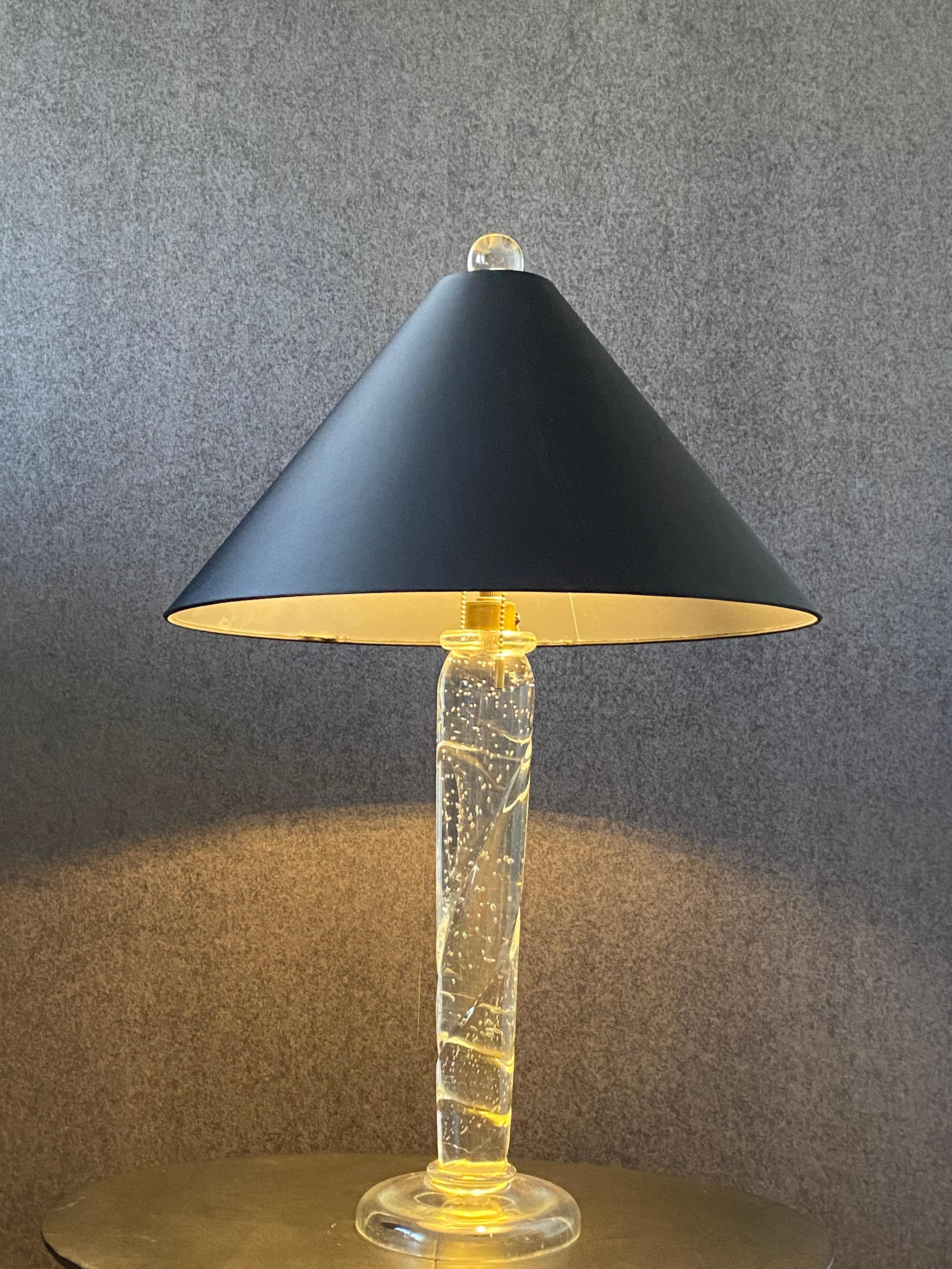 Murano Glass Table Lamp John Hutton for Donghia In Good Condition For Sale In Vienna, AT