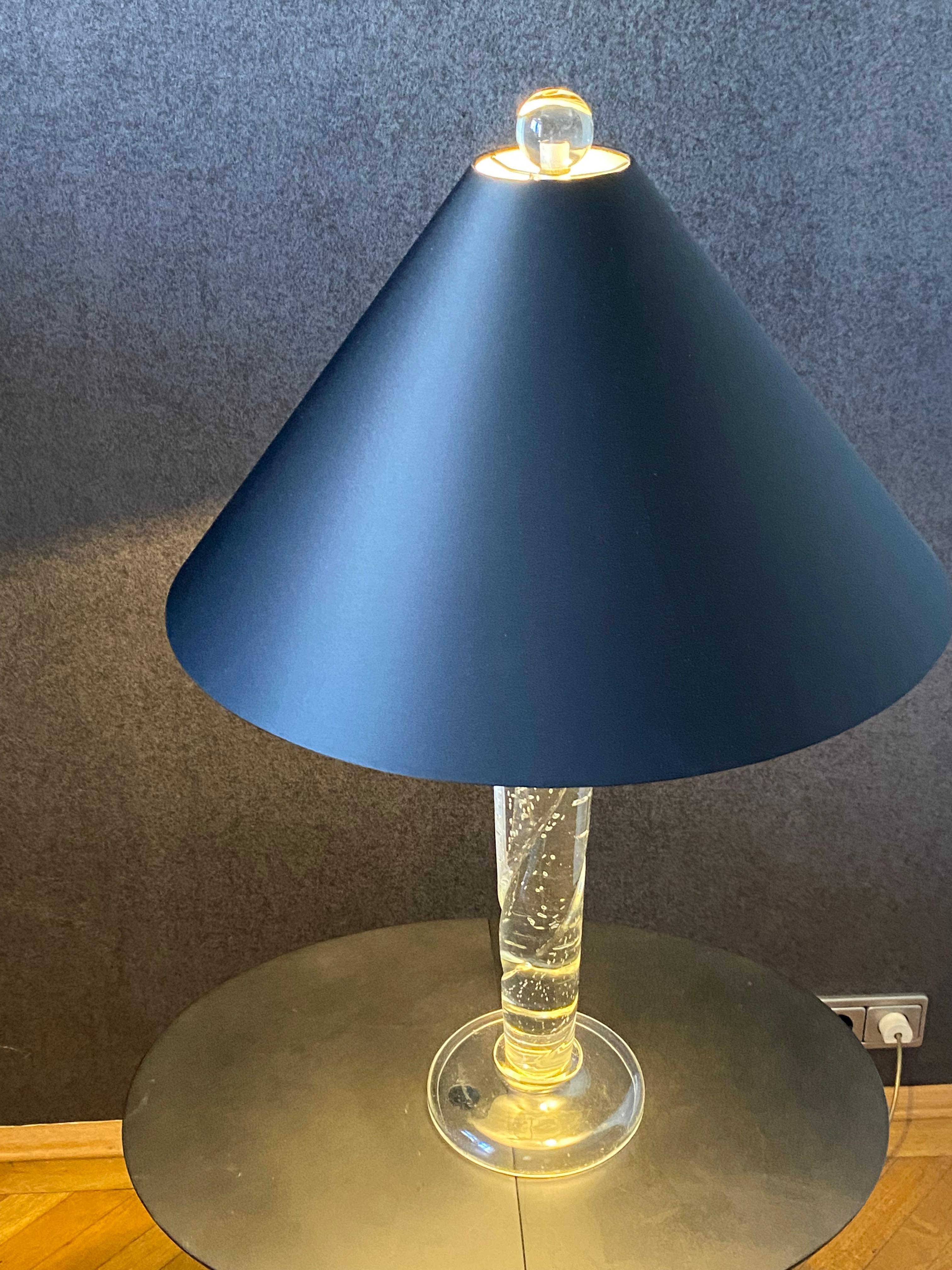Late 20th Century Murano Glass Table Lamp John Hutton for Donghia For Sale