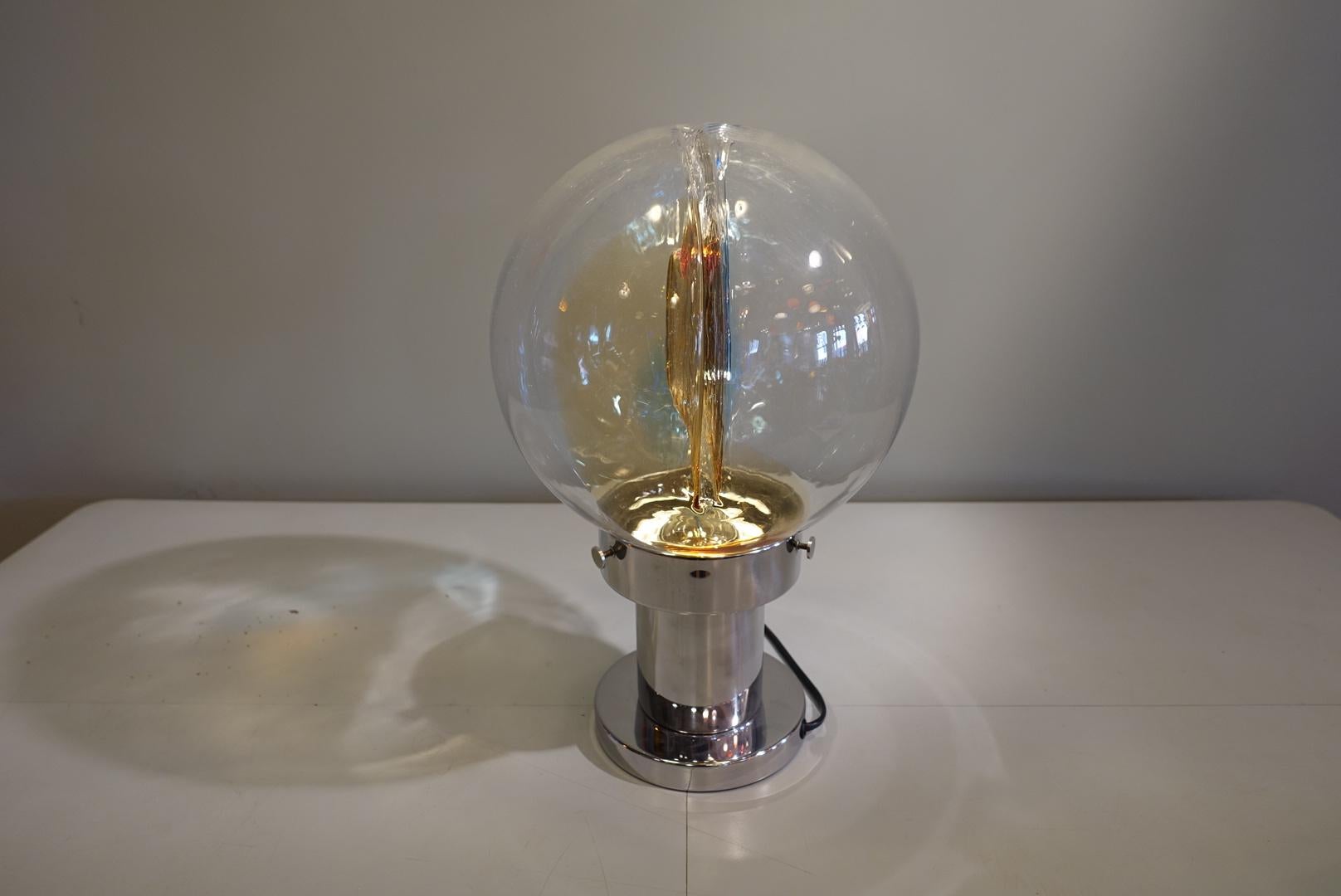 Murano Glass Table Lamp Membrana Series by Toni Zuccheri for Venini, circa 1960 8