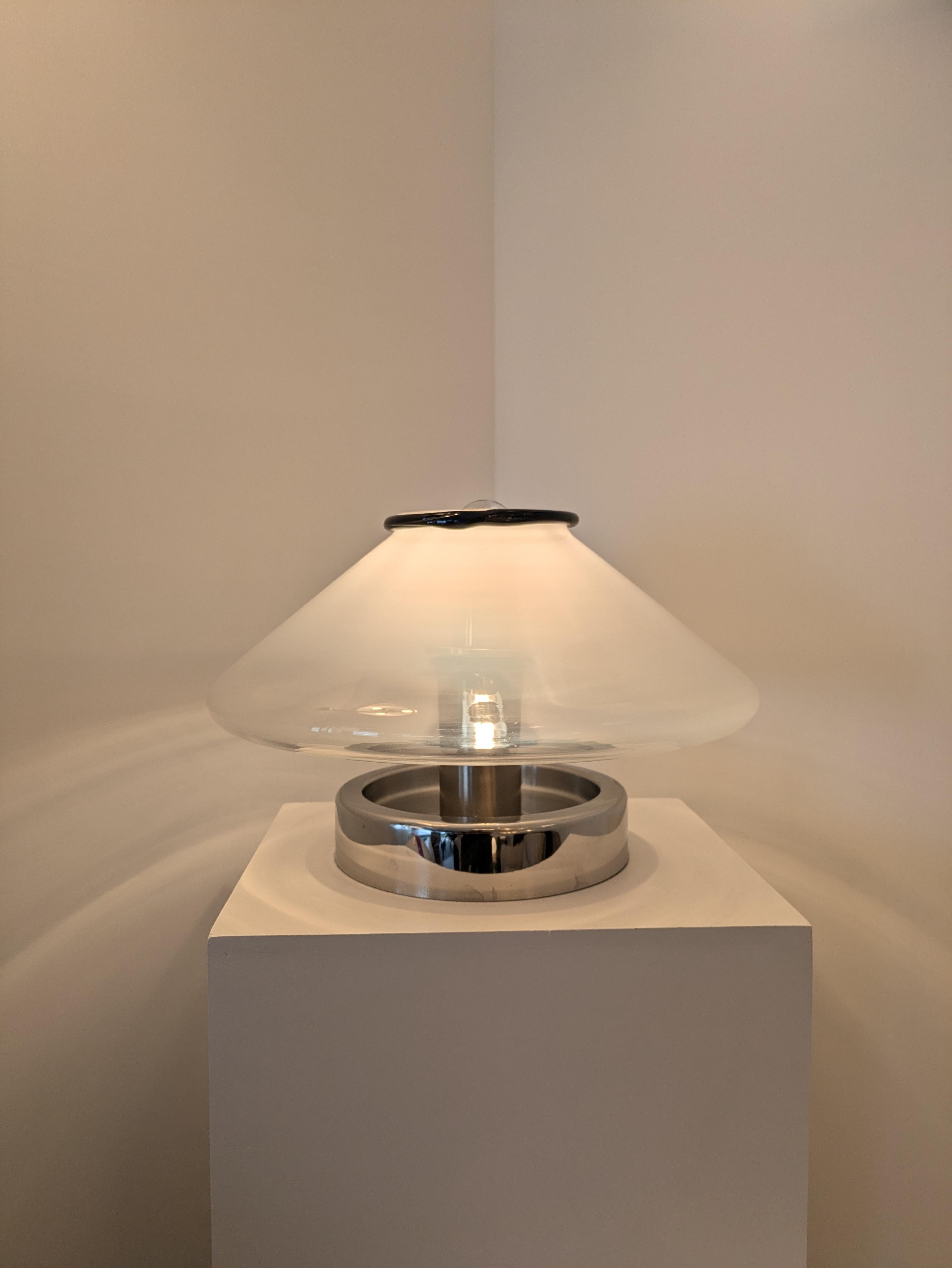 Mid-Century Modern Murano Glass Table Lamp, model 