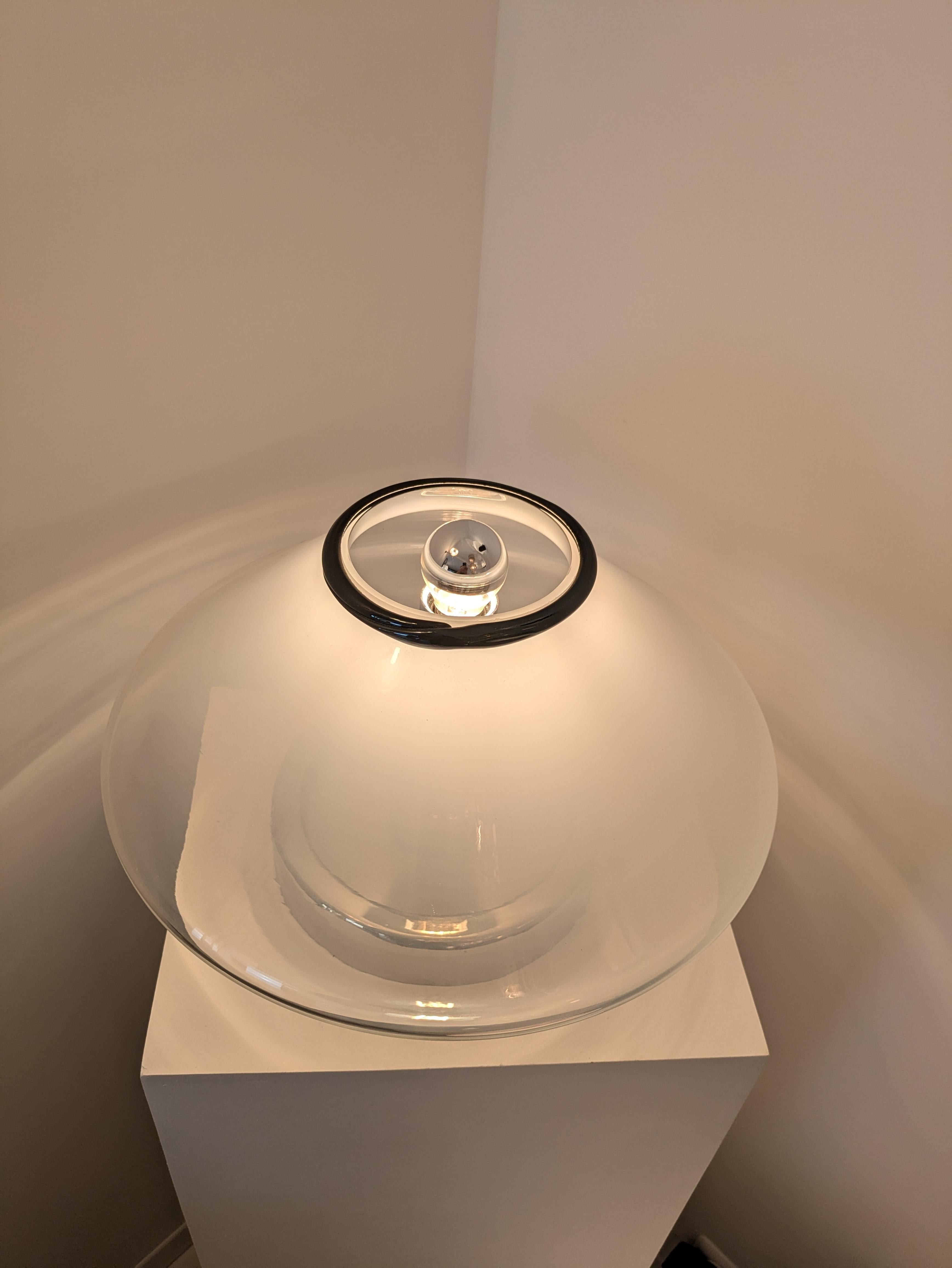 Late 20th Century Murano Glass Table Lamp, model 