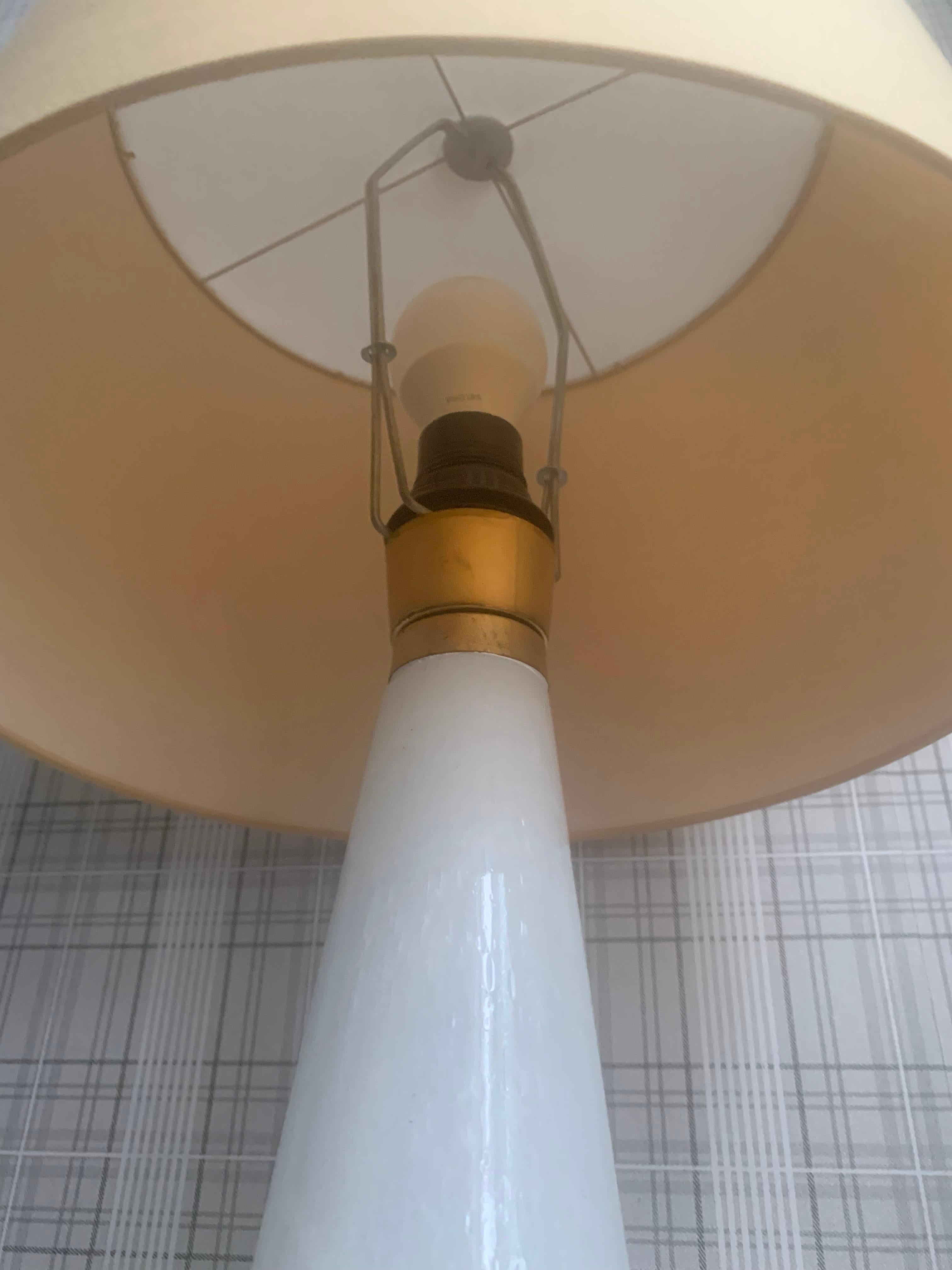italien Lampe de table en verre de Murano Paolo Venini en vente
