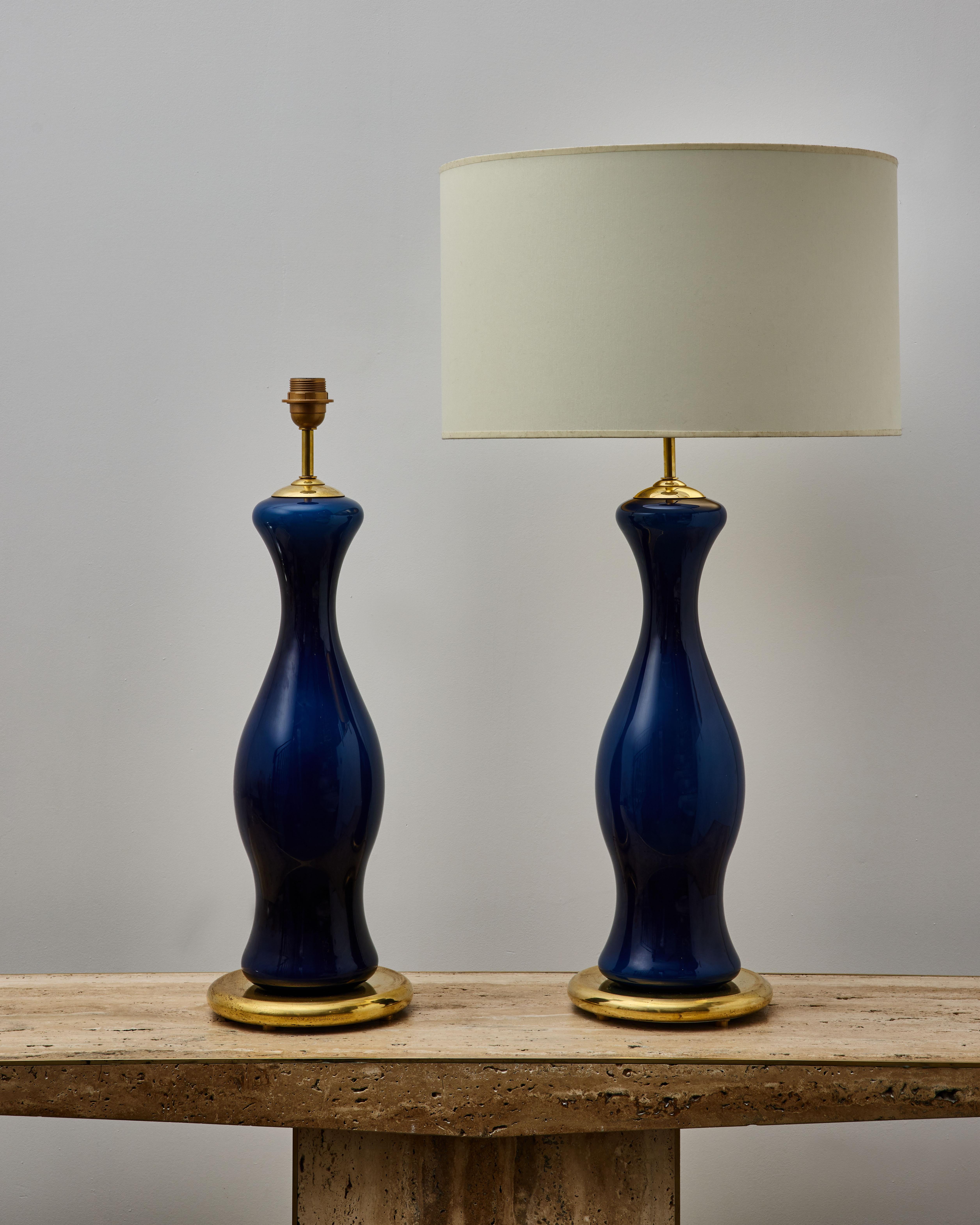 Mid-Century Modern Murano Glass Table Lamps at Cost Price For Sale
