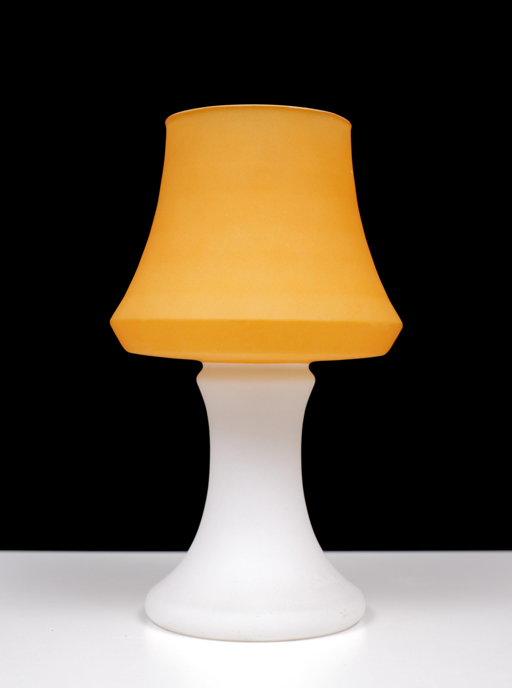  Muranoglas-Tischlampen mit Brillantschliff  1970s  (Moderne der Mitte des Jahrhunderts) im Angebot