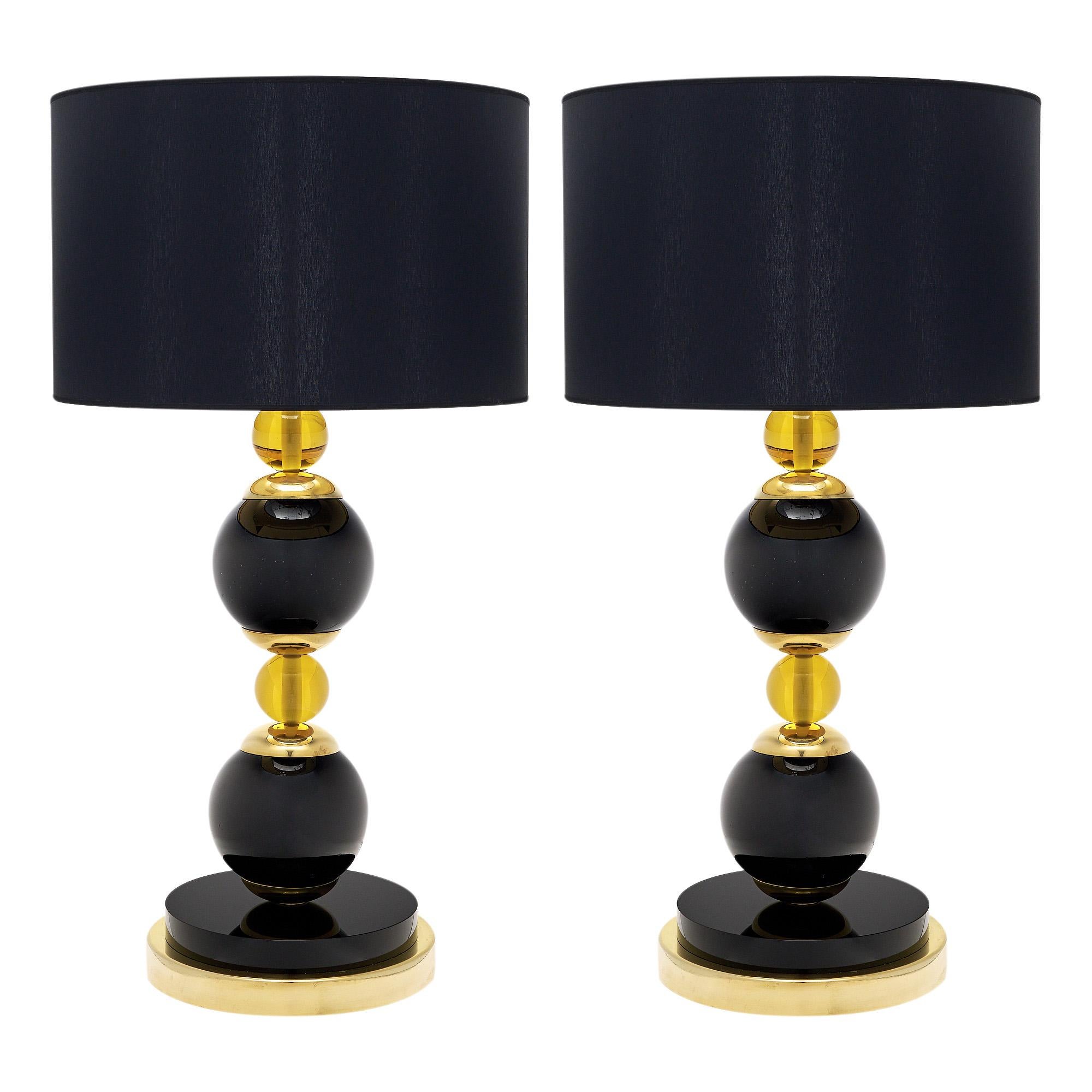 Mid-Century Modern Lampes de bureau - Verre de Murano en vente