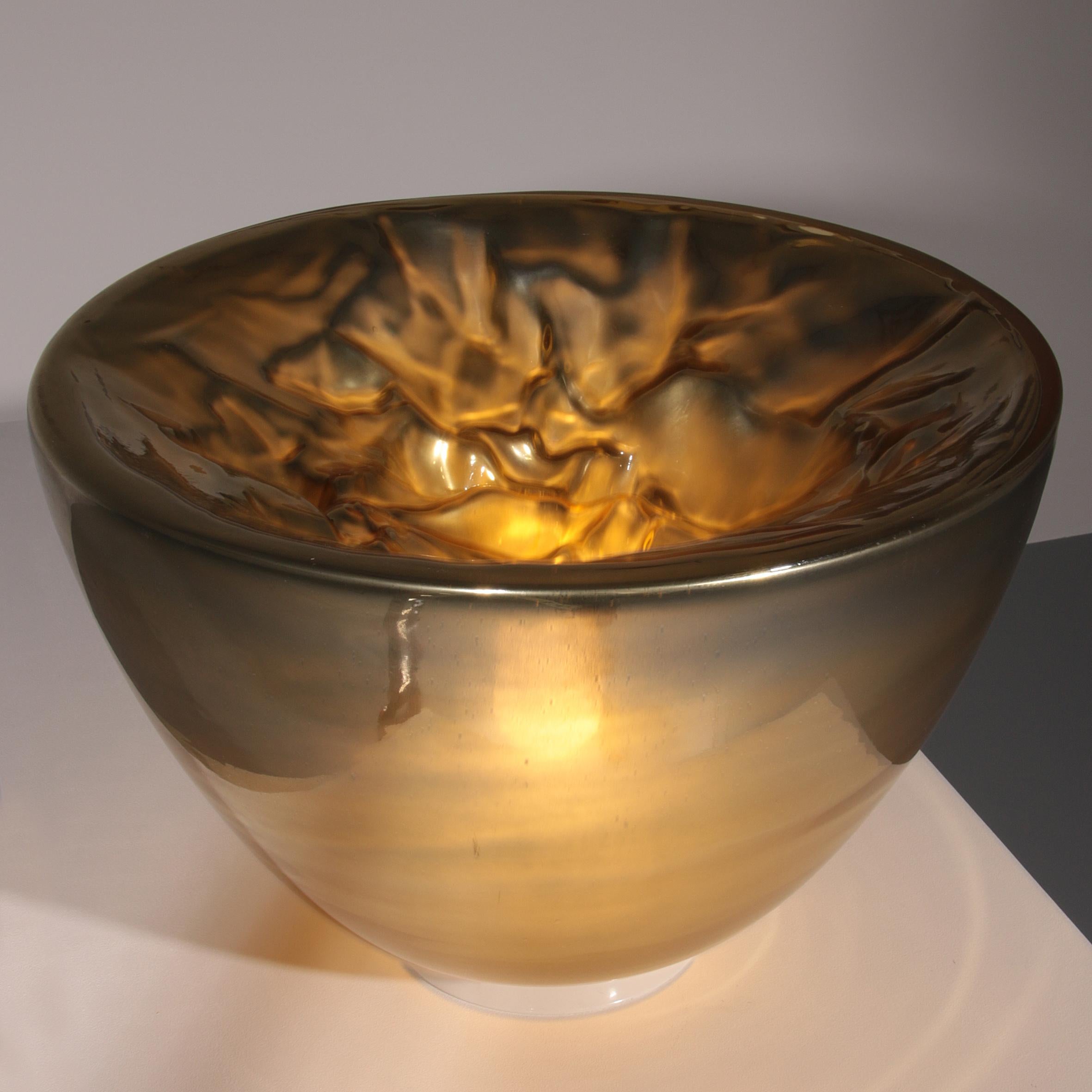 Lámpara de sobremesa o de pie de cristal de Murano de Carlo Nason para Mazzega (años 70) Moderno de mediados de siglo en venta