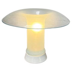 Lampada da tavolo in vetro di Murano di F.Fabian , Italia, anni '60