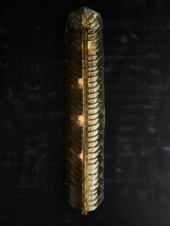 Murano Glass Tall Leaves Wall Sconces