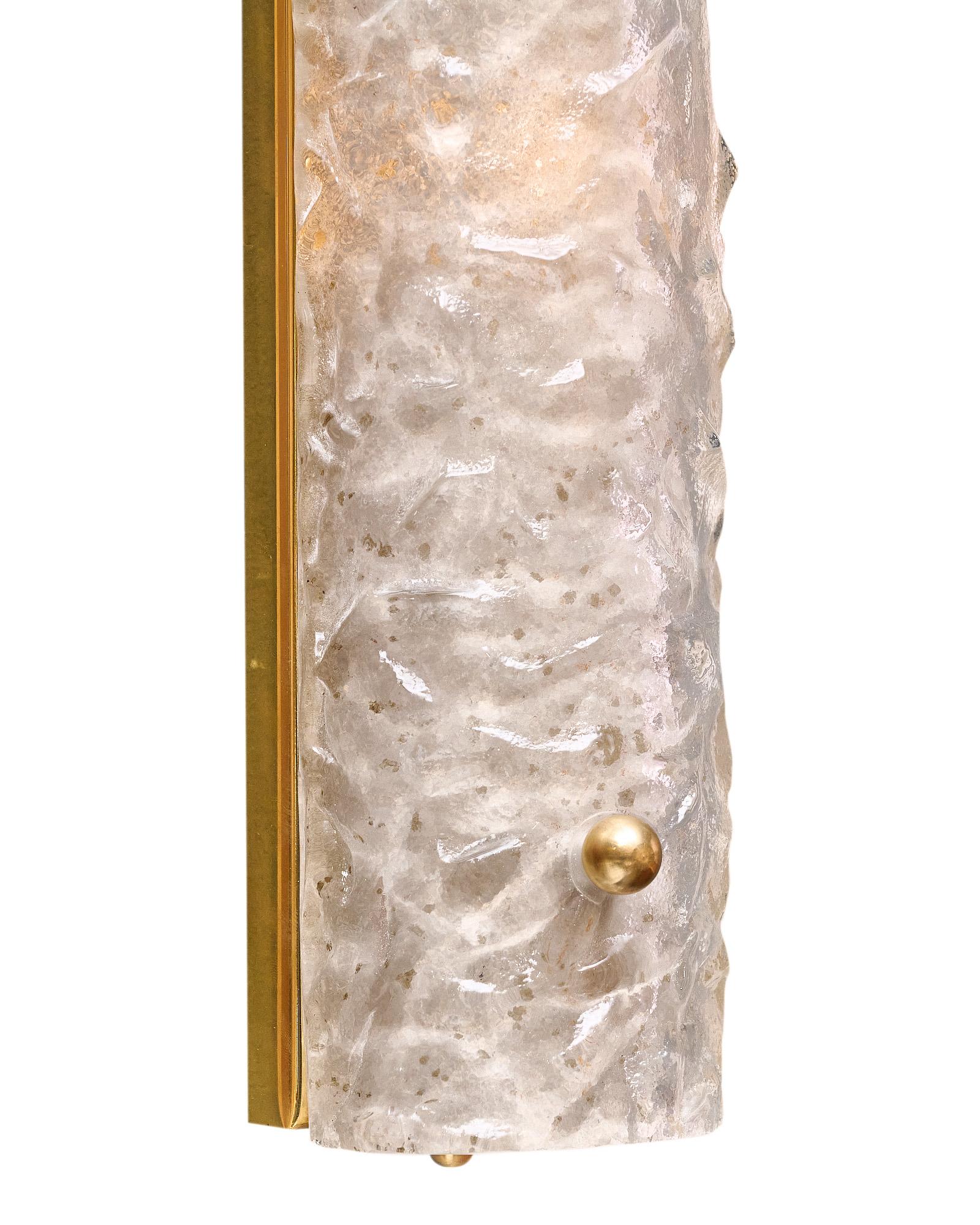 Murano Glass Textured Sconces For Sale 2