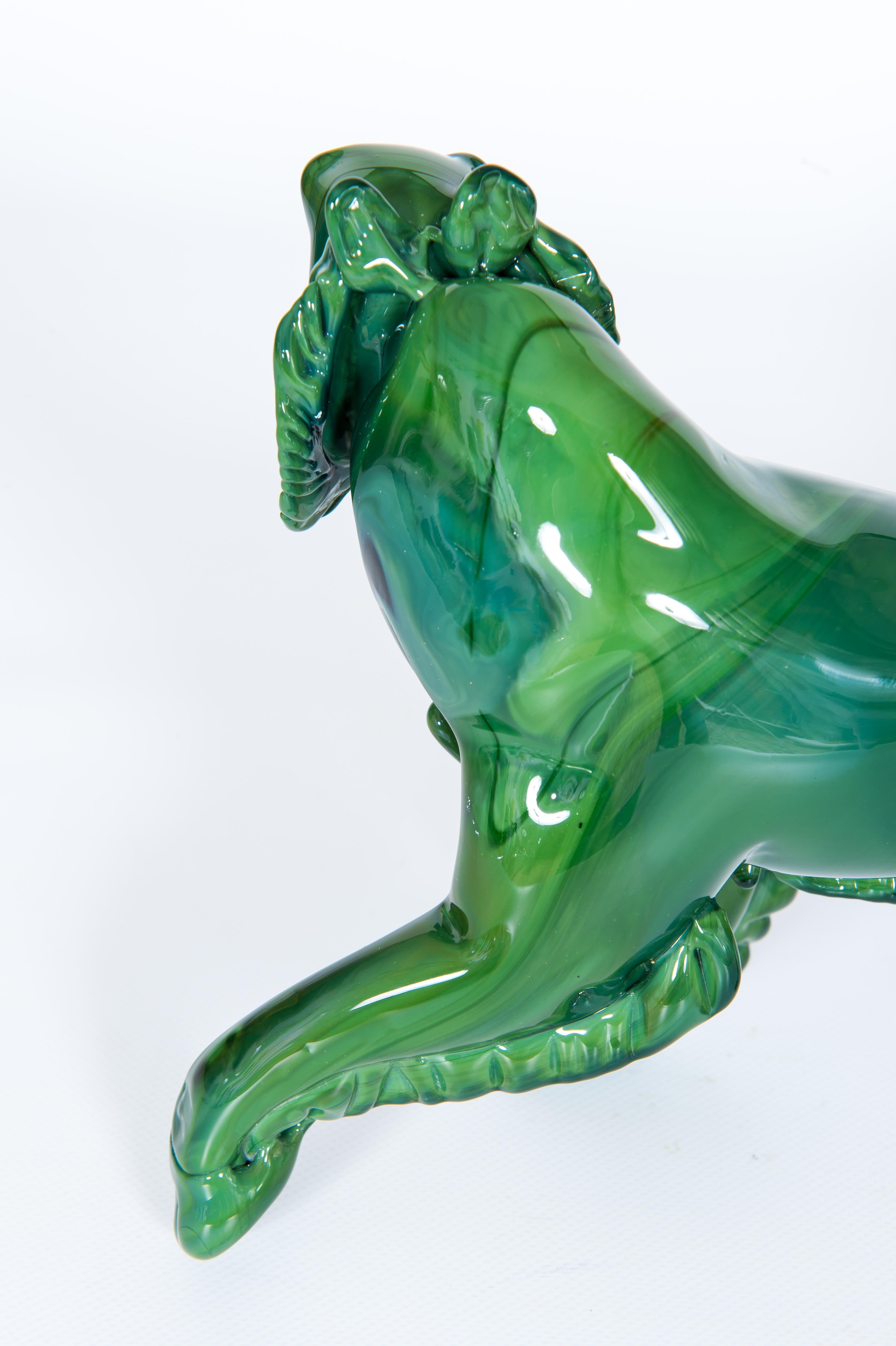 Scultura di tigre in vetro di Murano di Giovanni Dalla Fina anni '90 in vendita 7