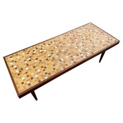 Murano Glass Tile Rectangular Coffee Table