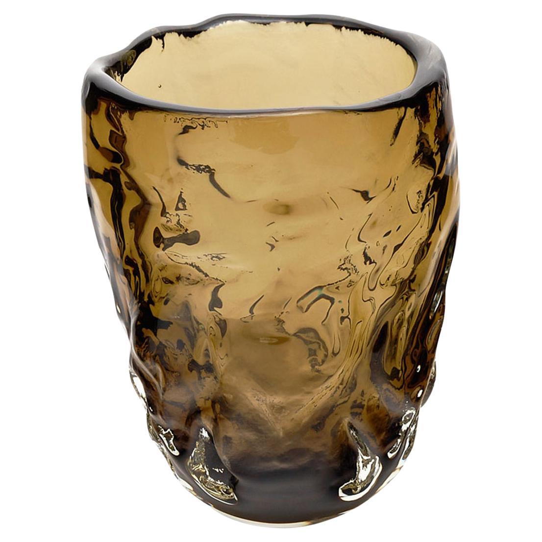 Vaso "Burri" in vetro di Murano