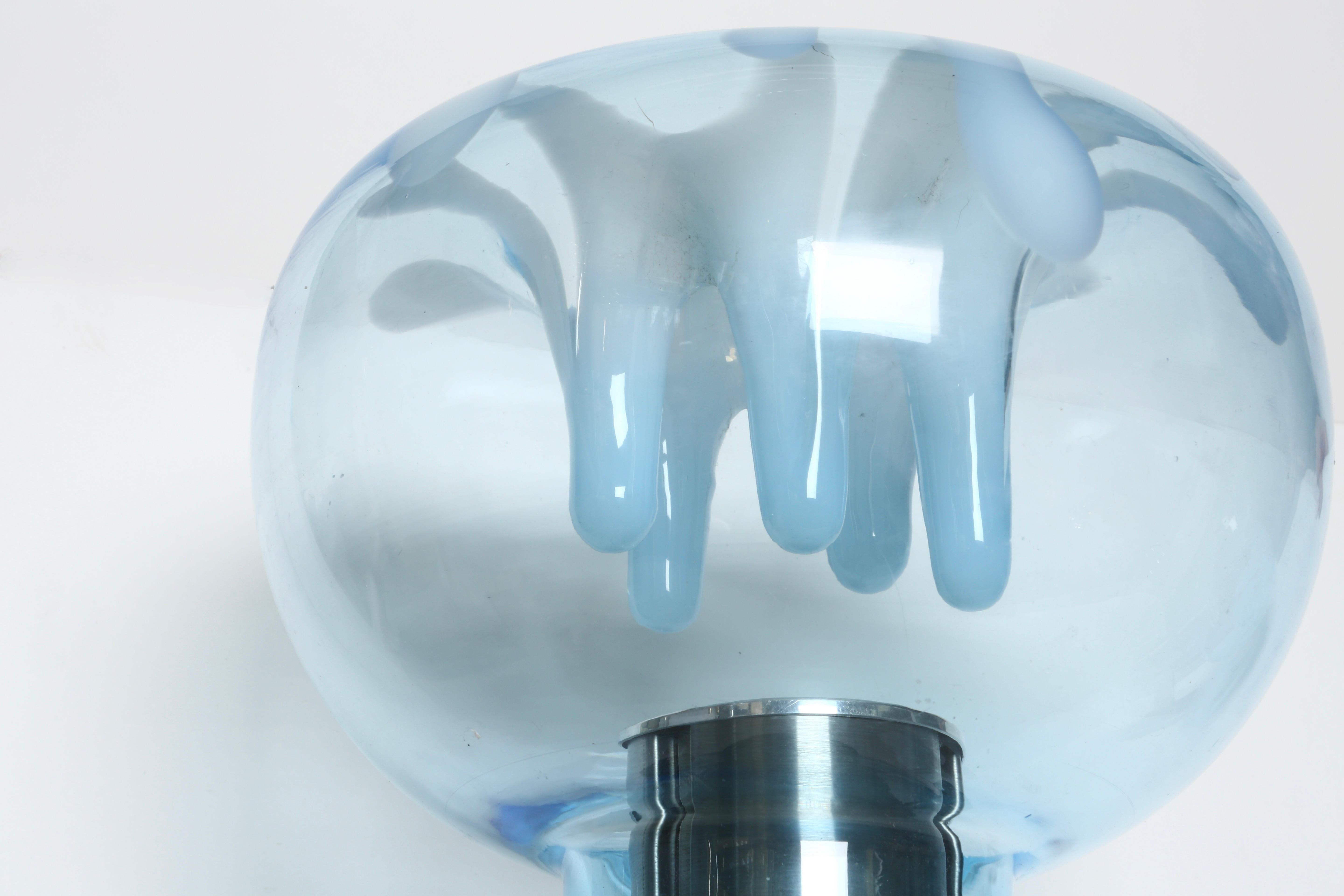 Murano-Glas Toni Zuccheri Wandleuchter für VeArt, 2 Stück, Italien um 1960 (Italienisch) im Angebot