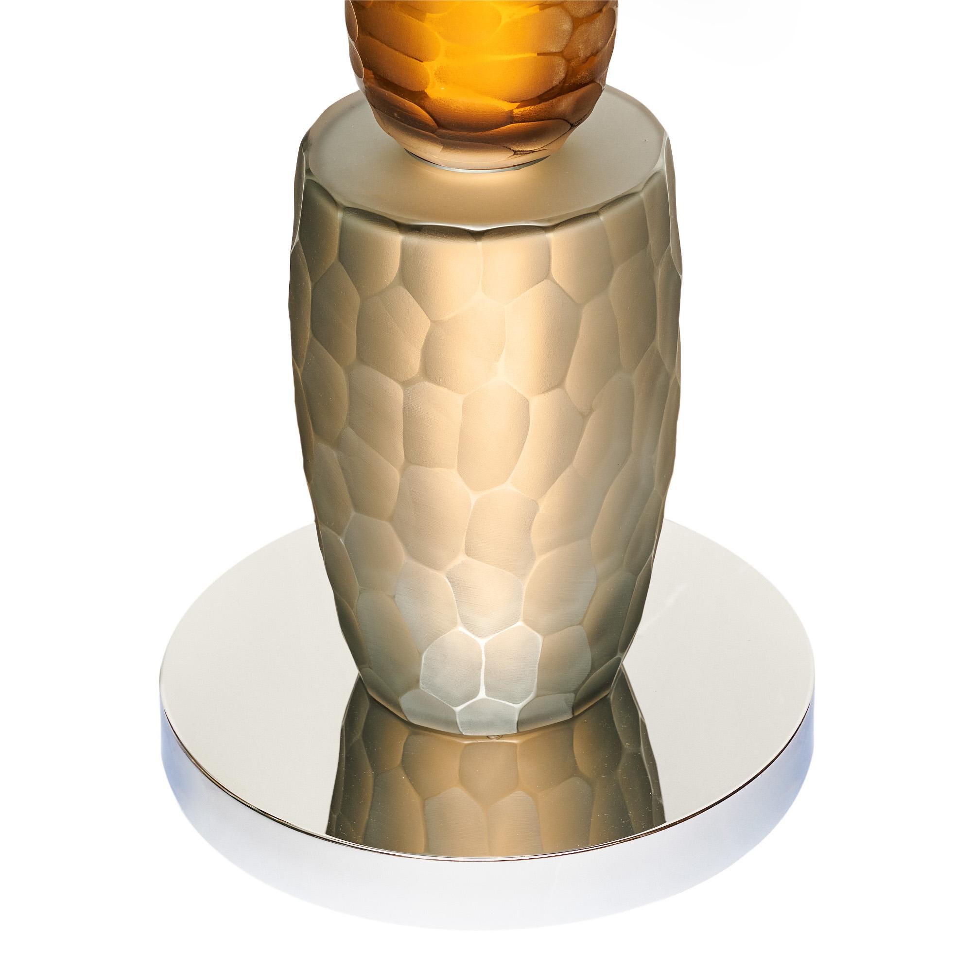 Lámpara de pie Totem de cristal de Murano en venta 1