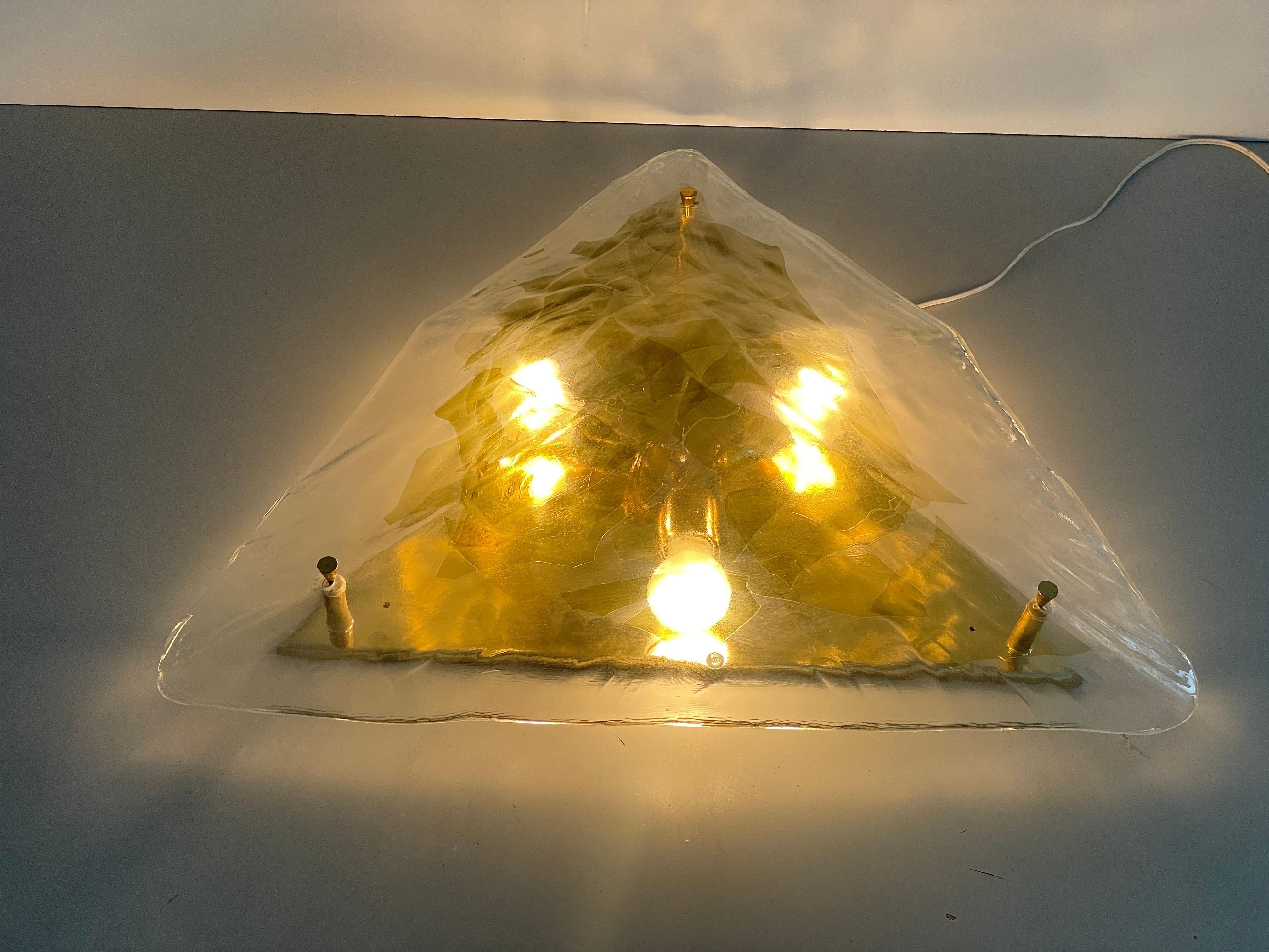 Grand plafonnier en verre de Murano de La Murrina, années 1980, Italie en vente 8
