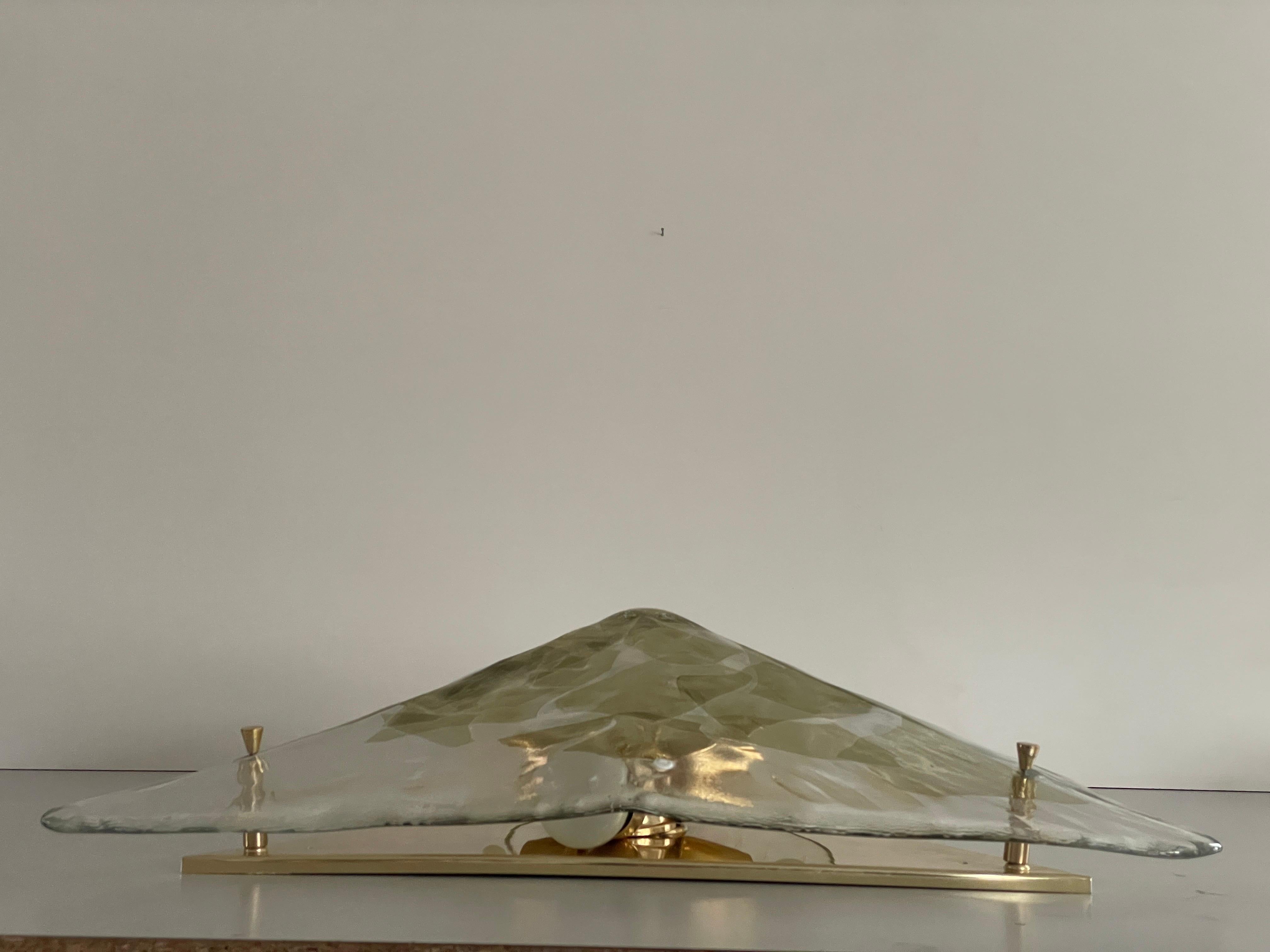 Fin du 20e siècle Grand plafonnier en verre de Murano de La Murrina, années 1980, Italie en vente