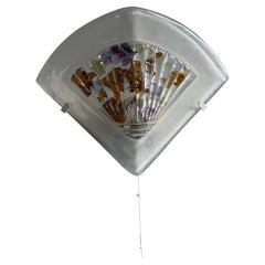 Murano Glass Triangle Design Single Wall Lamp, 1970s, Germany