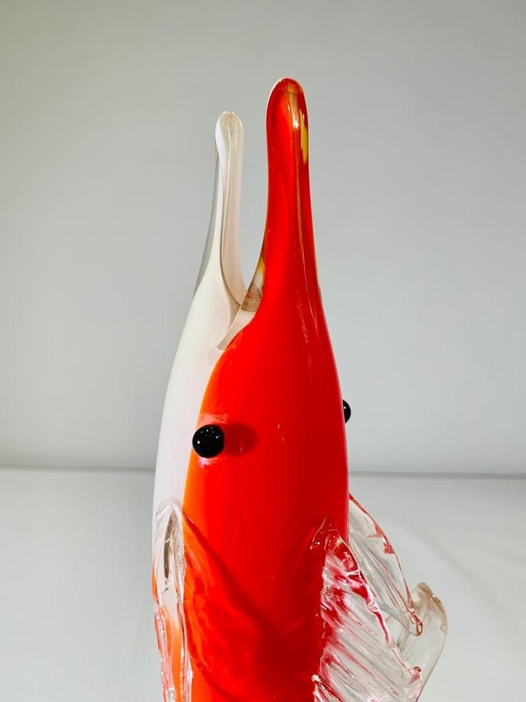 murano glass fish vase