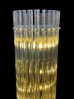 Murano Glass Triedri Italian Floor Lamp