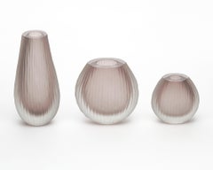 Murano Glass Trio in the Manner of Carlo Scarpa