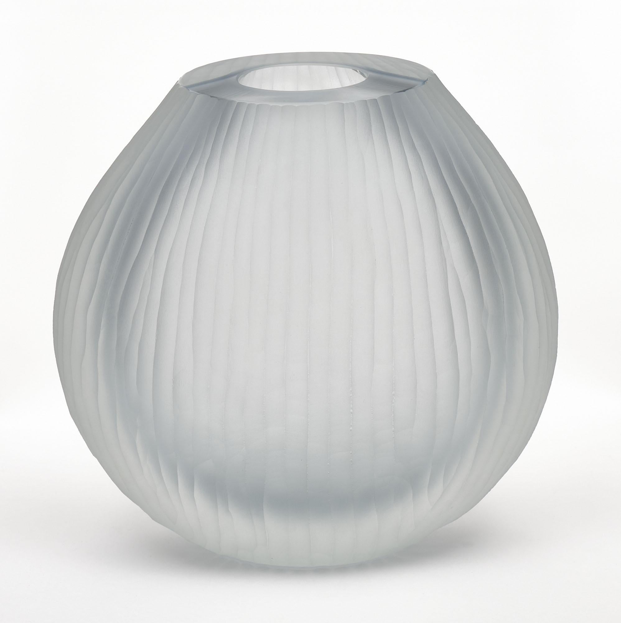 Contemporary Murano Glass Trio of Vases in the Style of Tobia Scarpa