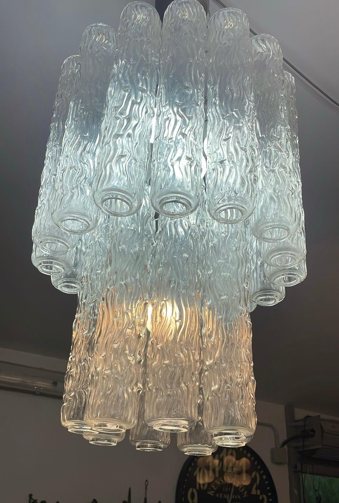Lámpara de cristal de Murano 