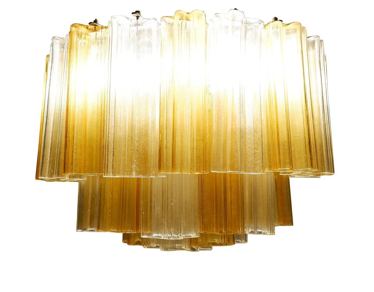 Murano glass Tronchi chandelier.