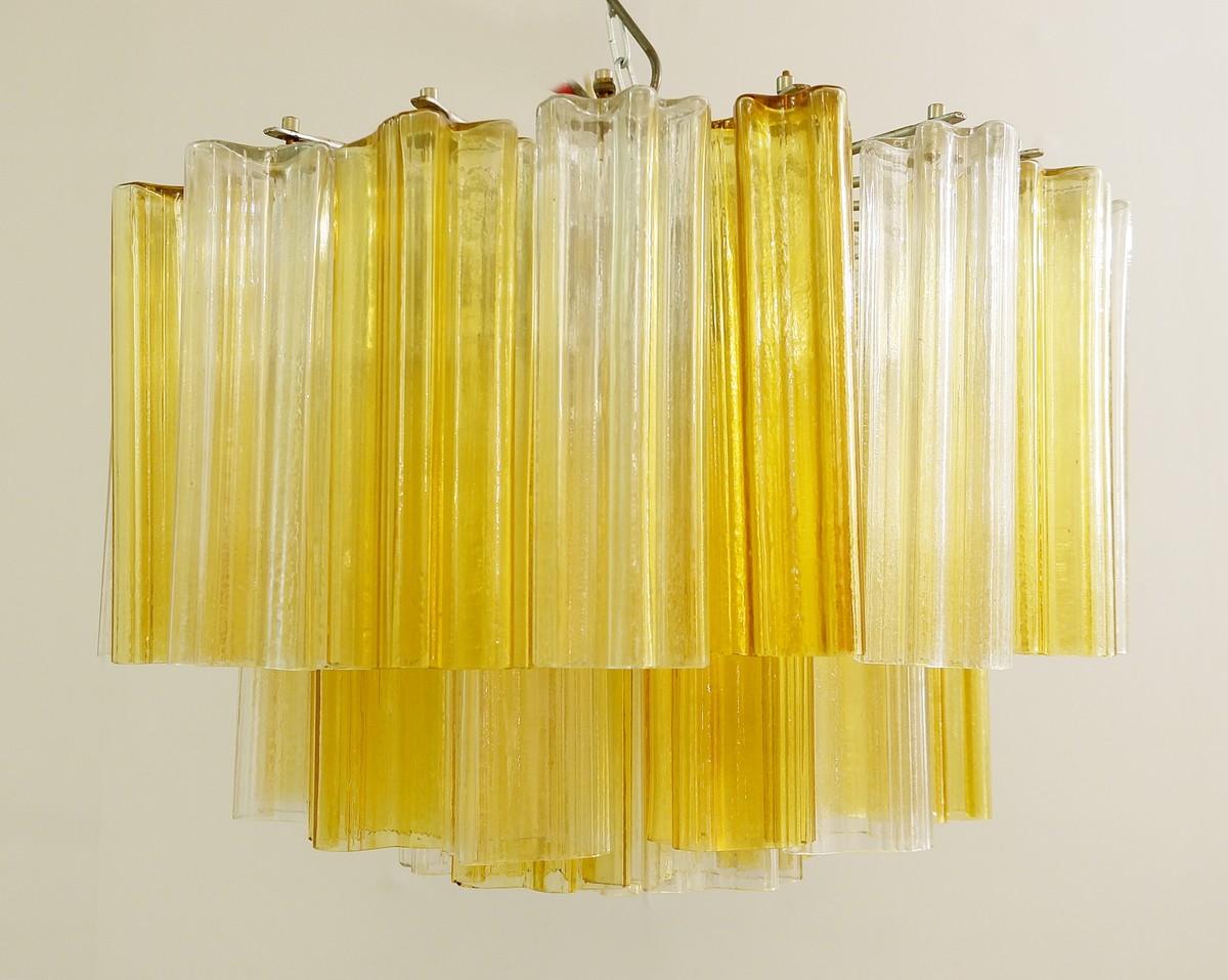 Murano Glass Tronchi Chandelier In Good Condition In Brussels, BE