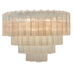 Murano Glass Tronchi Iridescent Chandelier