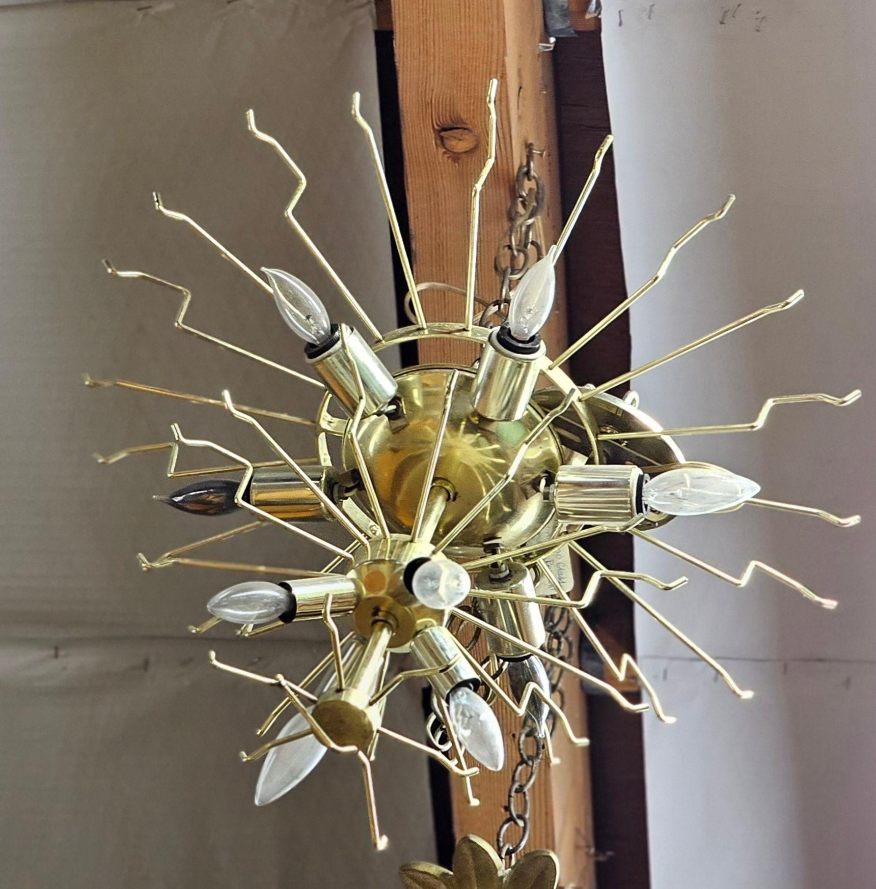 Lampadario a sospensione Tronchi in vetro di Murano di Venini in vendita 3