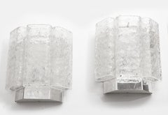 Murano Glass Oval Tube Sconces
