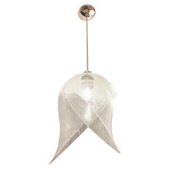 Murano Glass Tulip Pendant by Carlo Nason for Mazzega