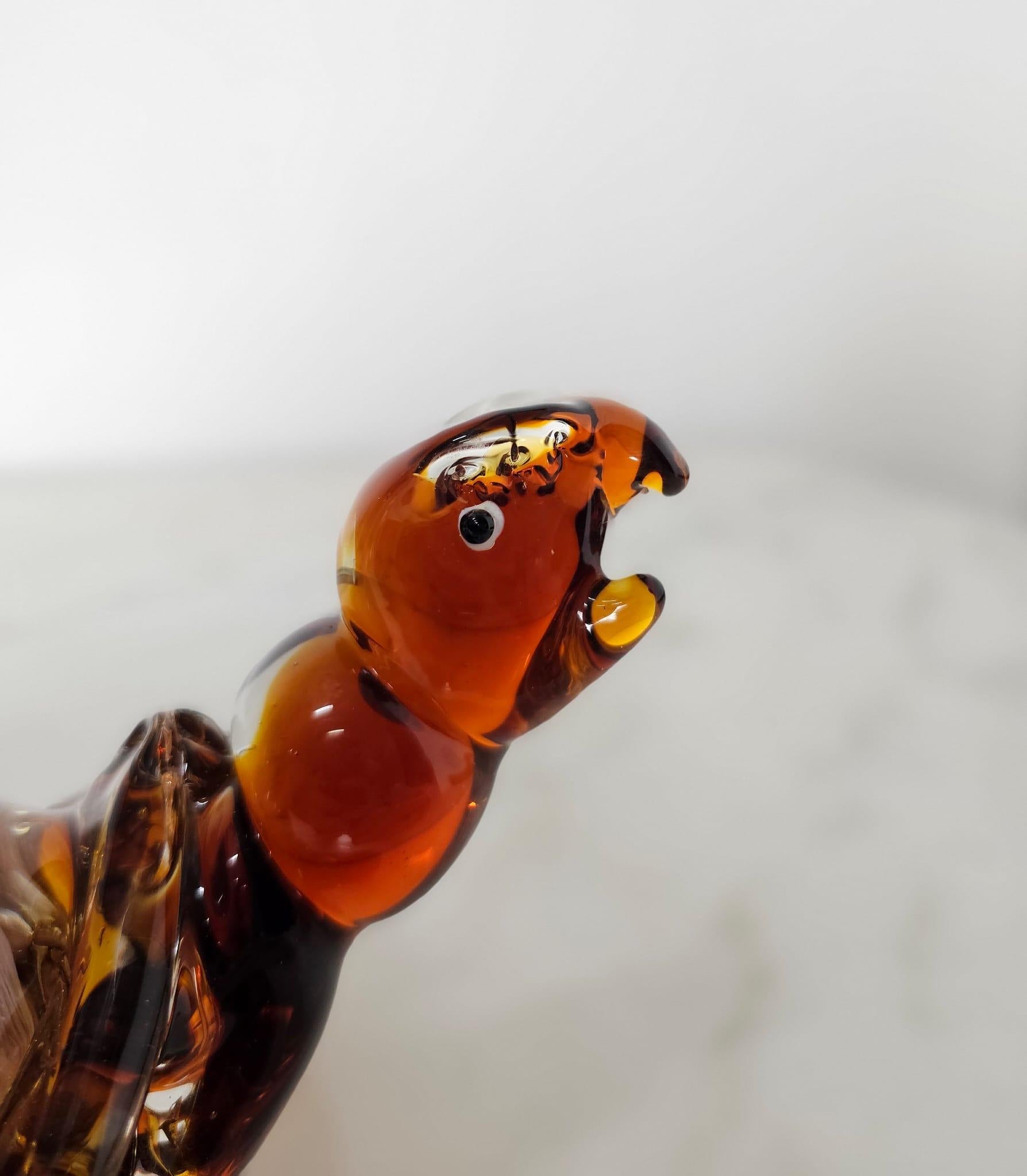 Murano Glass Turtle, Jellyfish Inside The Shell, Italy, 1970s For Sale 5