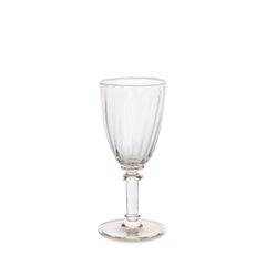 Murano Glass Ultralight Set of 3 Mixed-Texture Goblets with White Rim