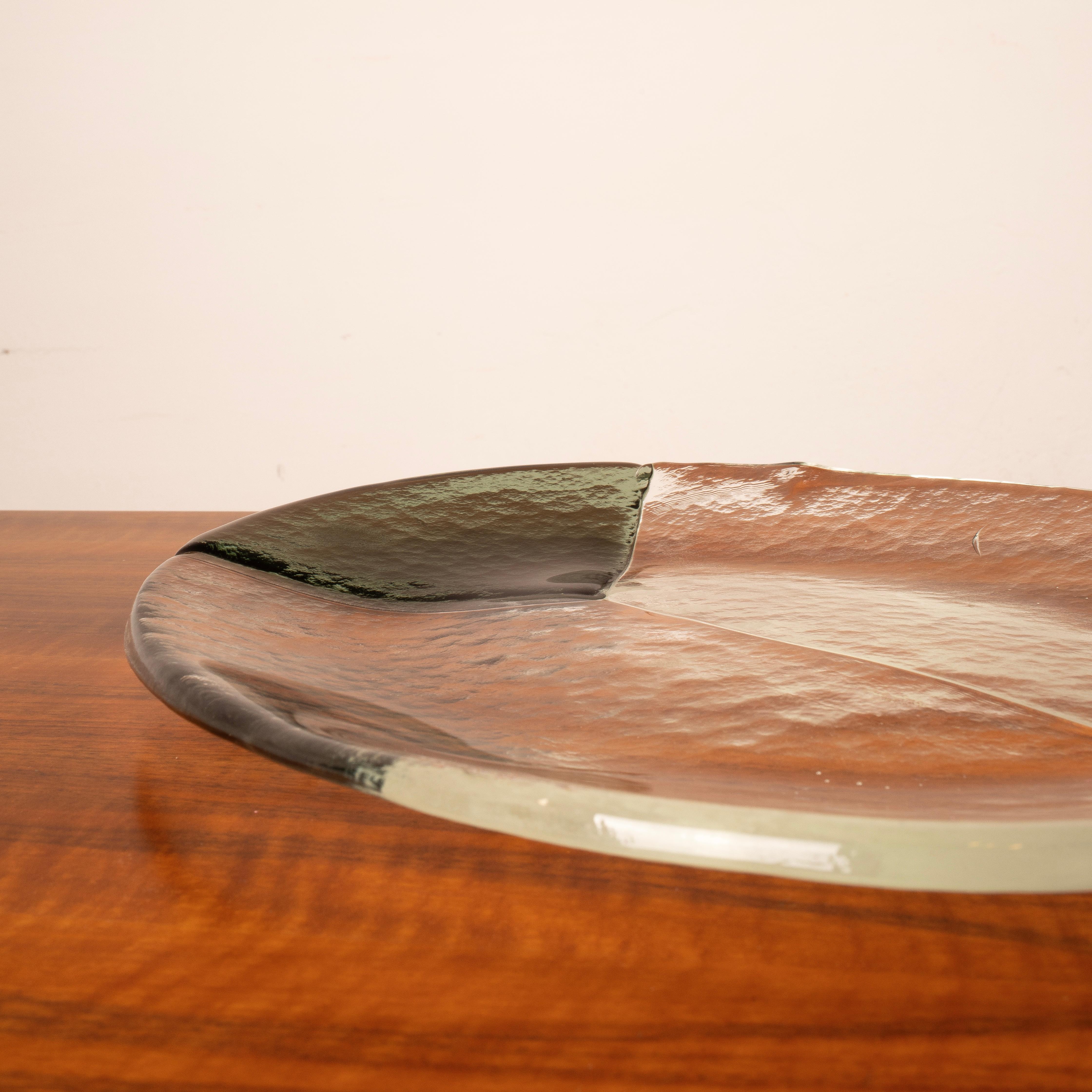 Murano Glass Valet Tray by Aureliano Toso for Leucos, 1960 For Sale 2