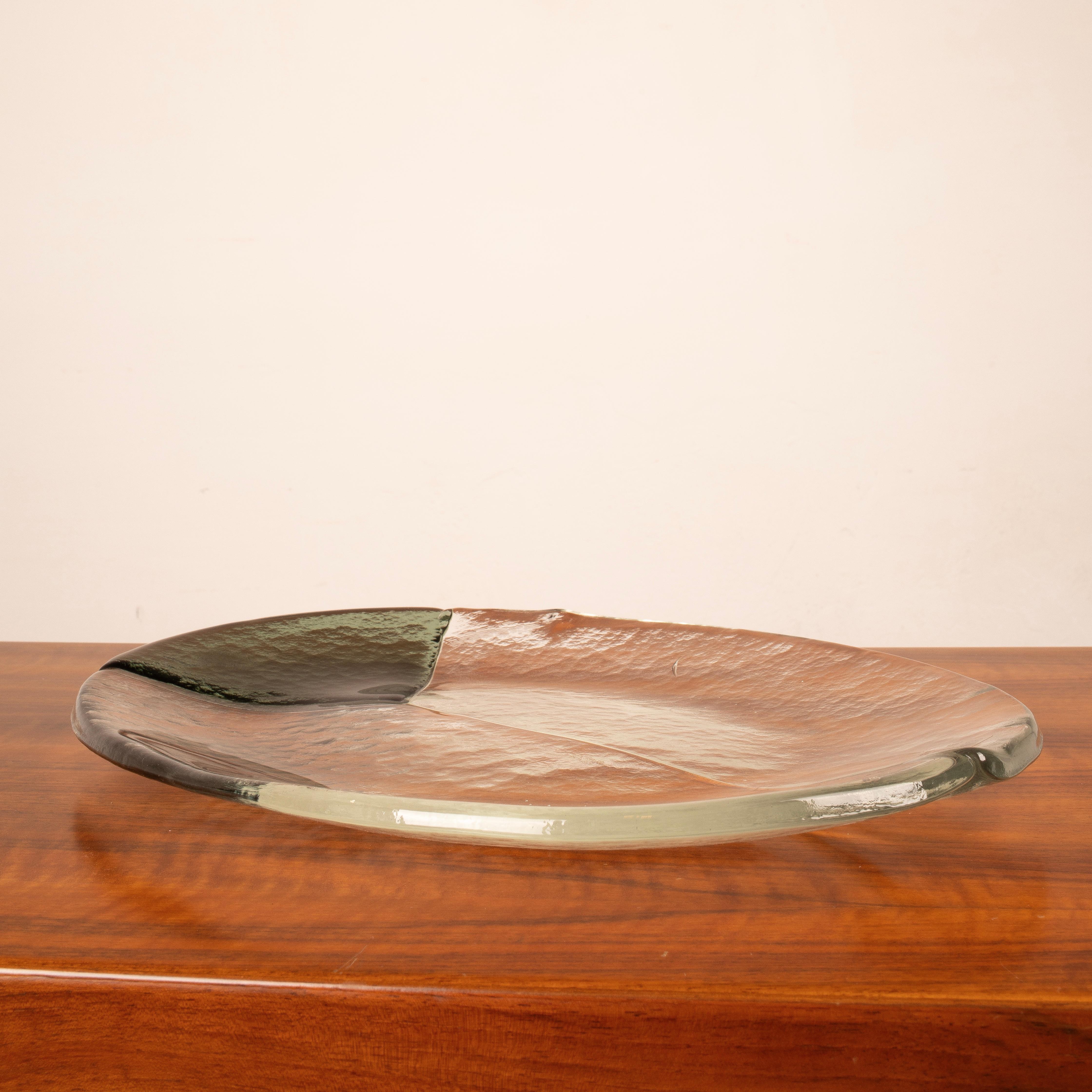 Murano Glass Valet Tray by Aureliano Toso for Leucos, 1960 For Sale 3