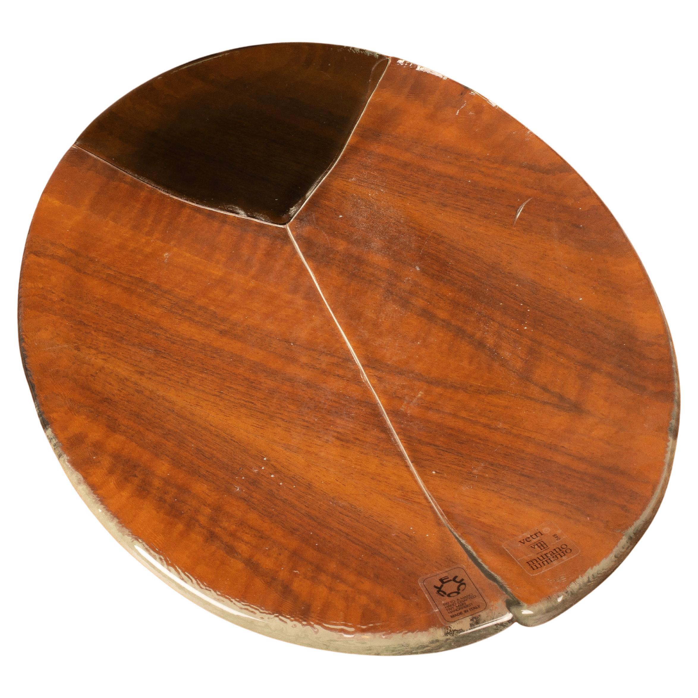 Murano Glass Valet Tray by Aureliano Toso for Leucos, 1960 For Sale